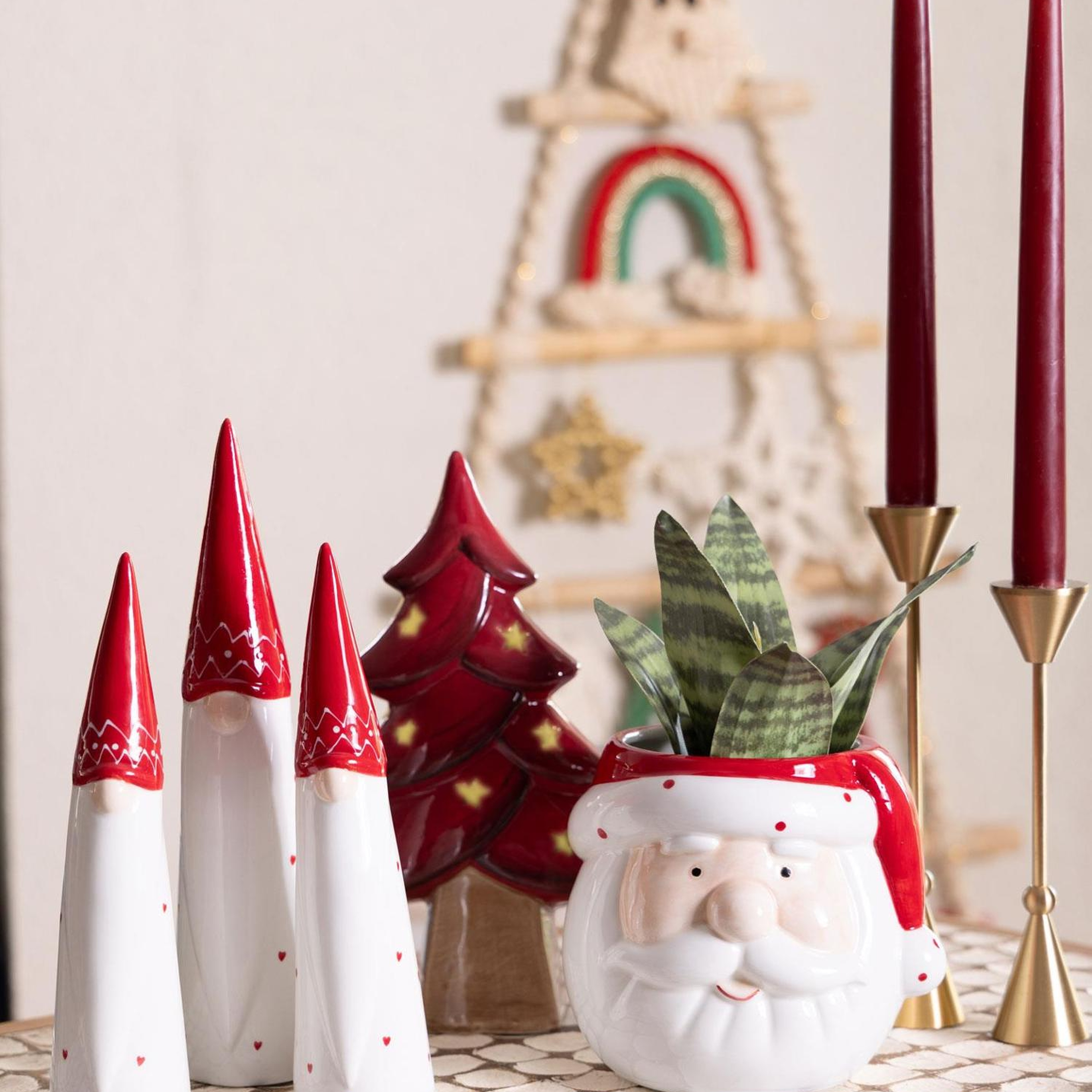 Dekoratif Figür Kurabiye Kavanozu 15x14x13 cm