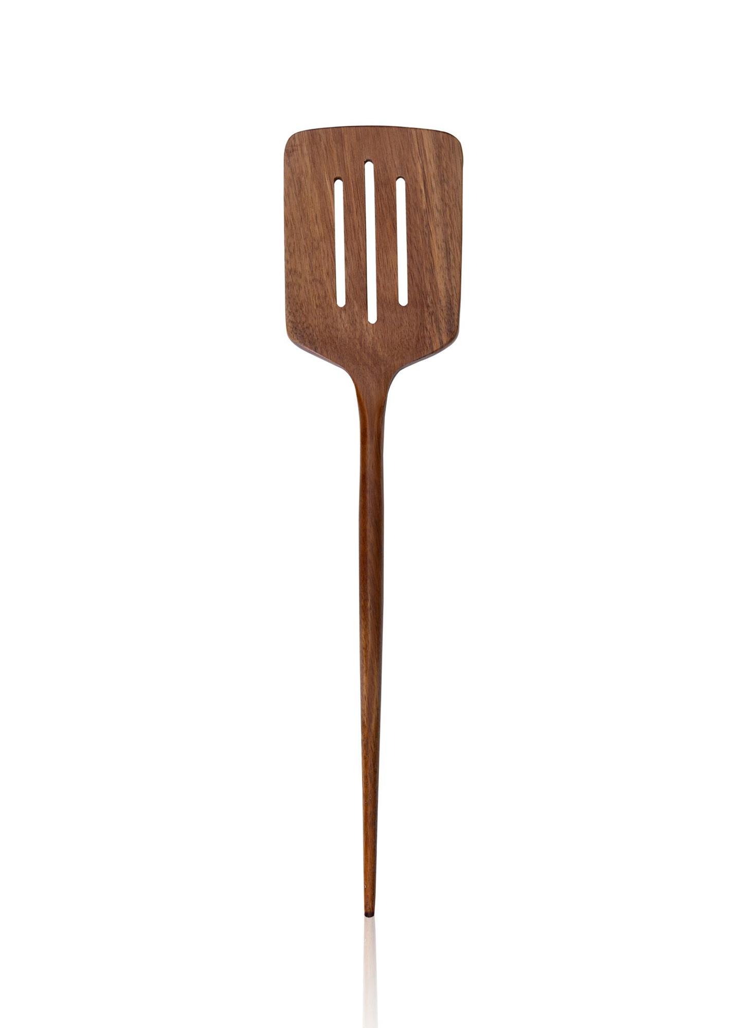Natura Akasya Delikli Spatula 35x8 cm