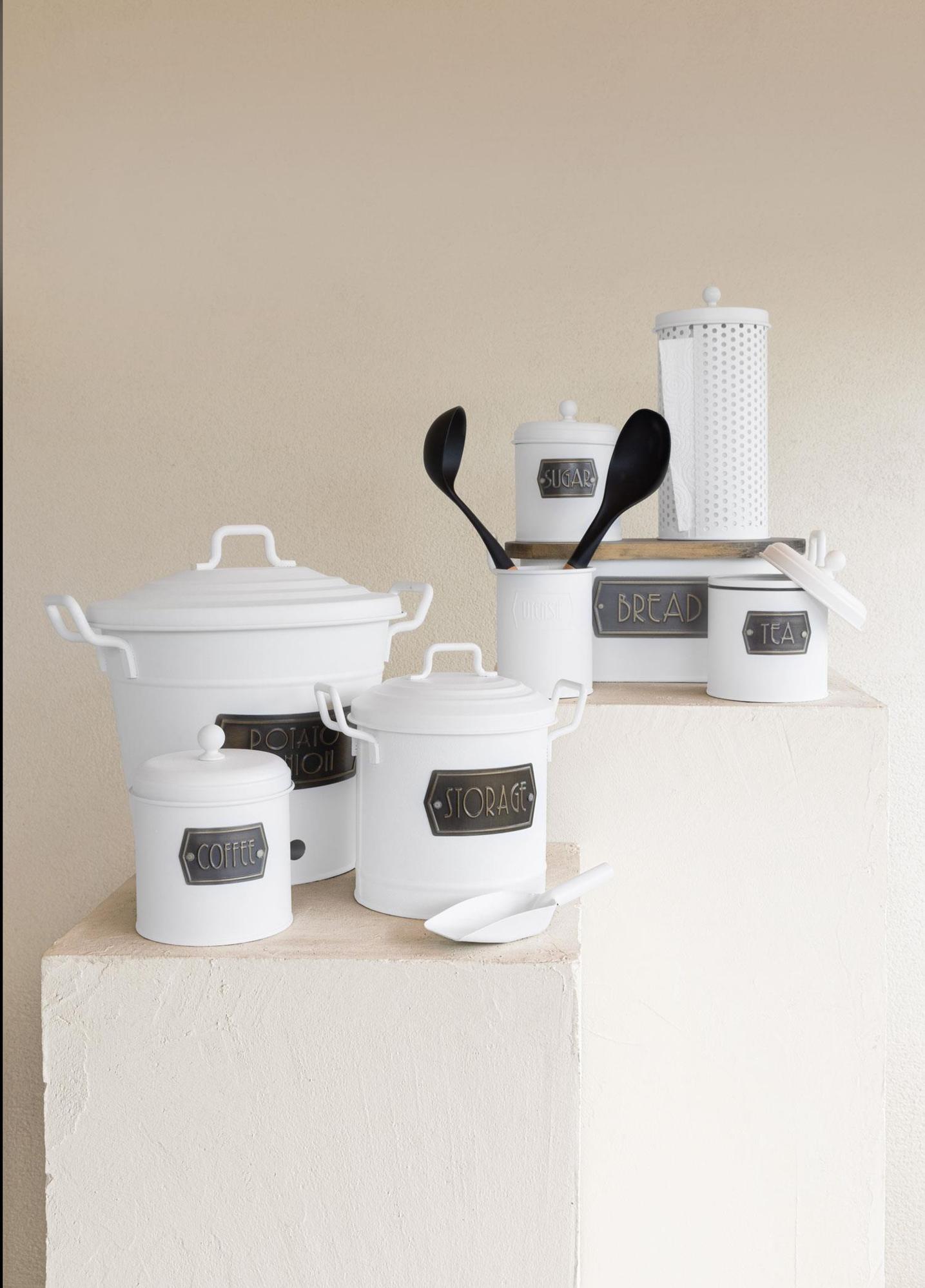 Bakliyat Kovası - Beyaz