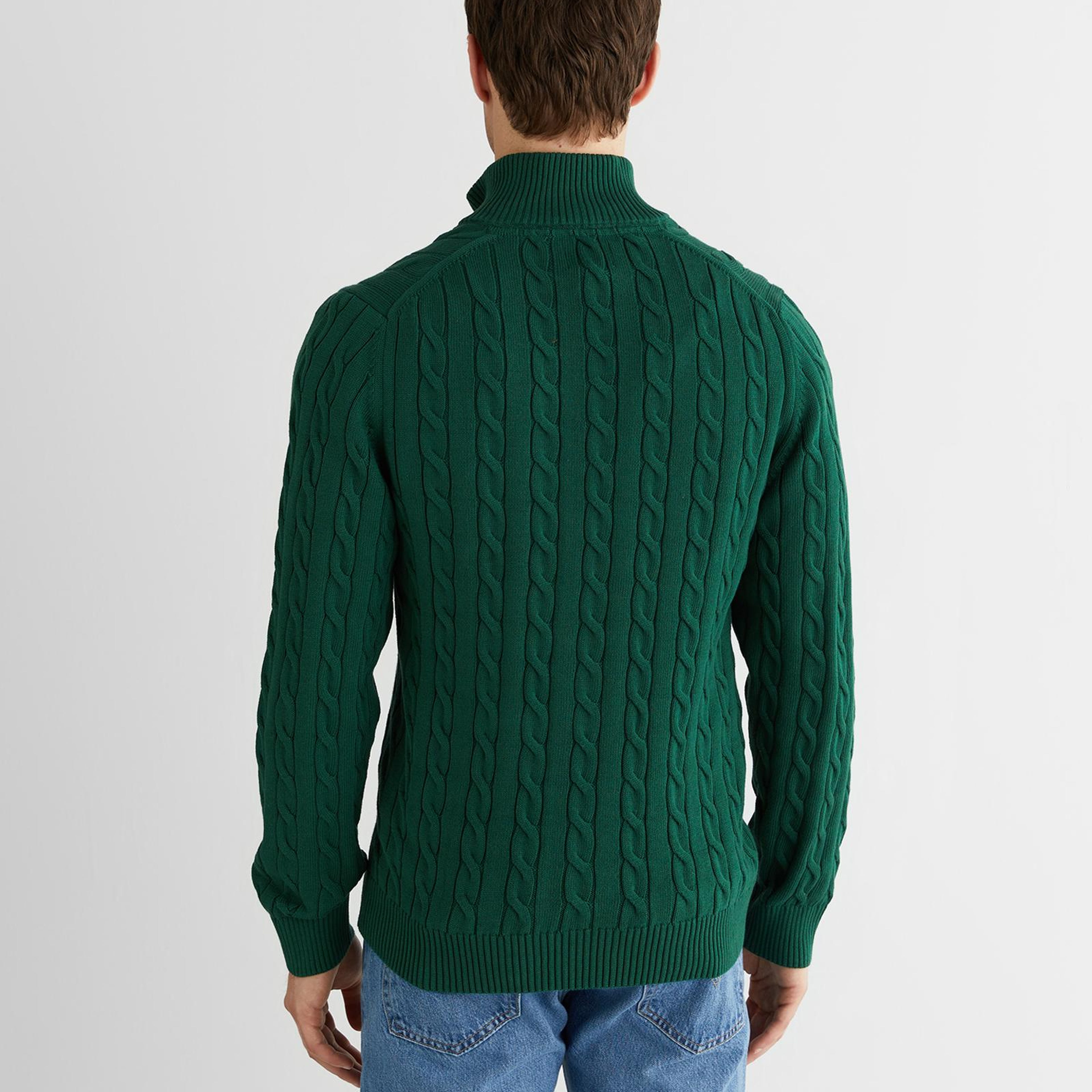 GANT Erkek Yeşil Regular Fit Kazak