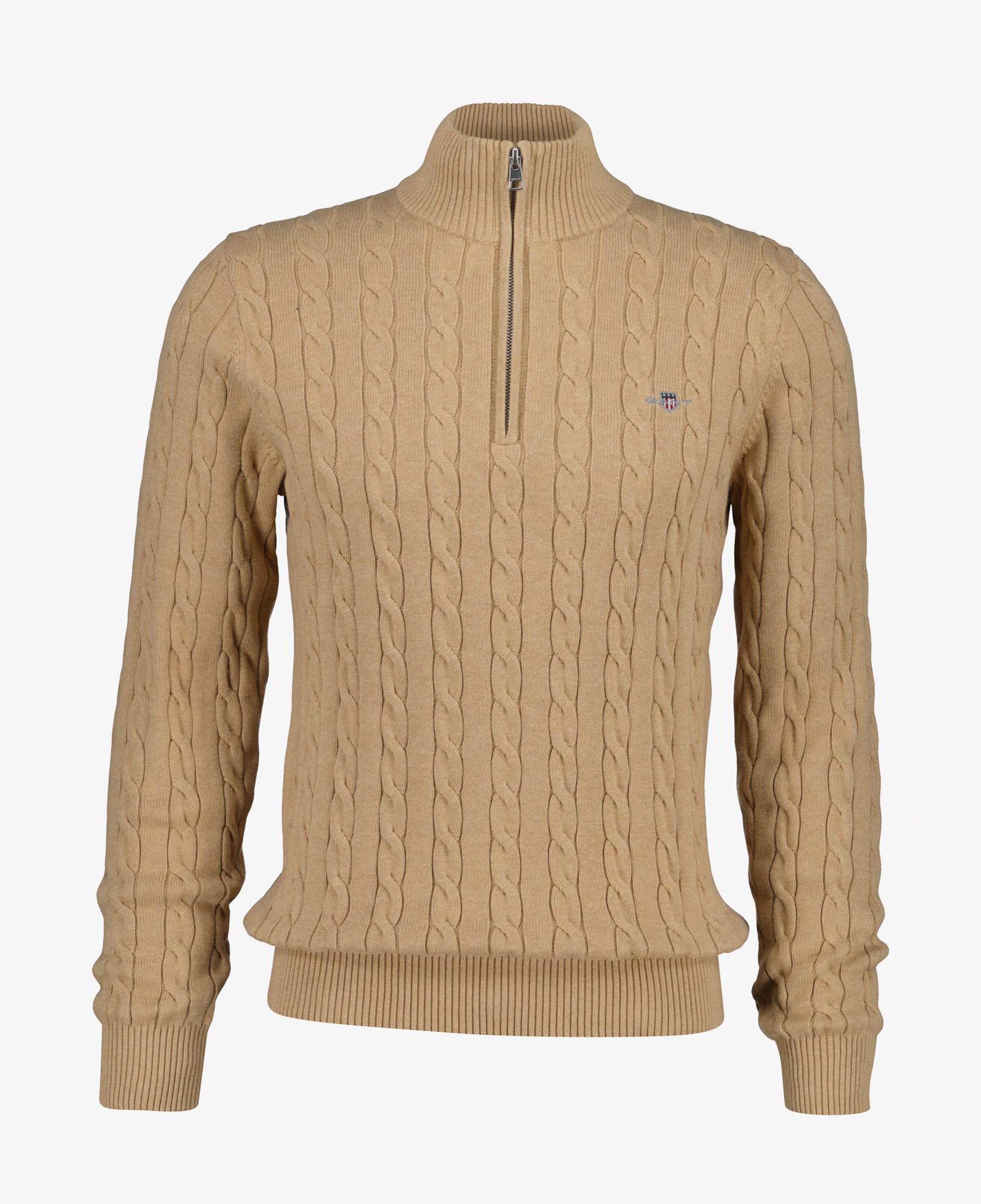 GANT Erkek Yeşil Regular Fit Örgü Kazak