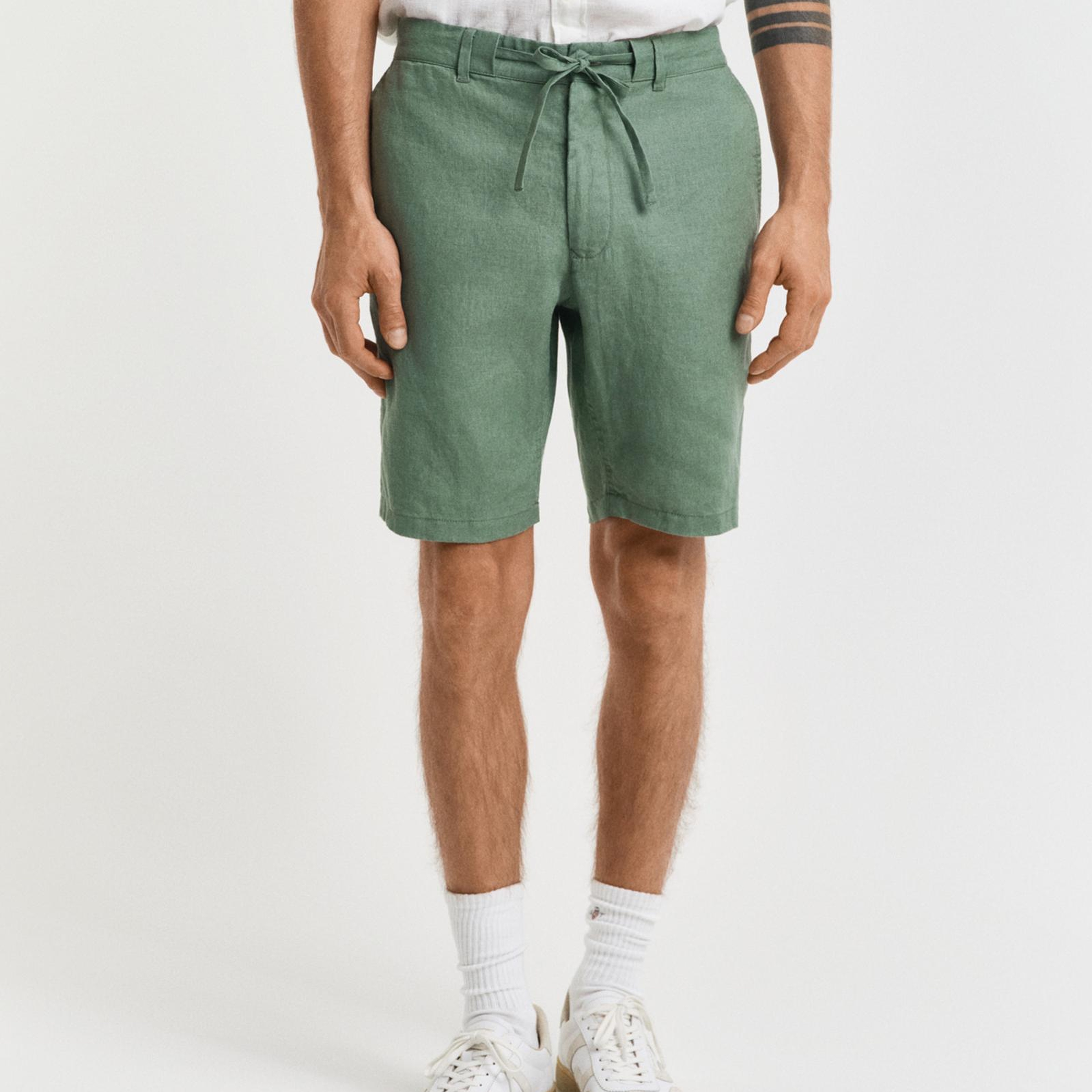 GANT Erkek Yeşil Relaxed Fit Şort