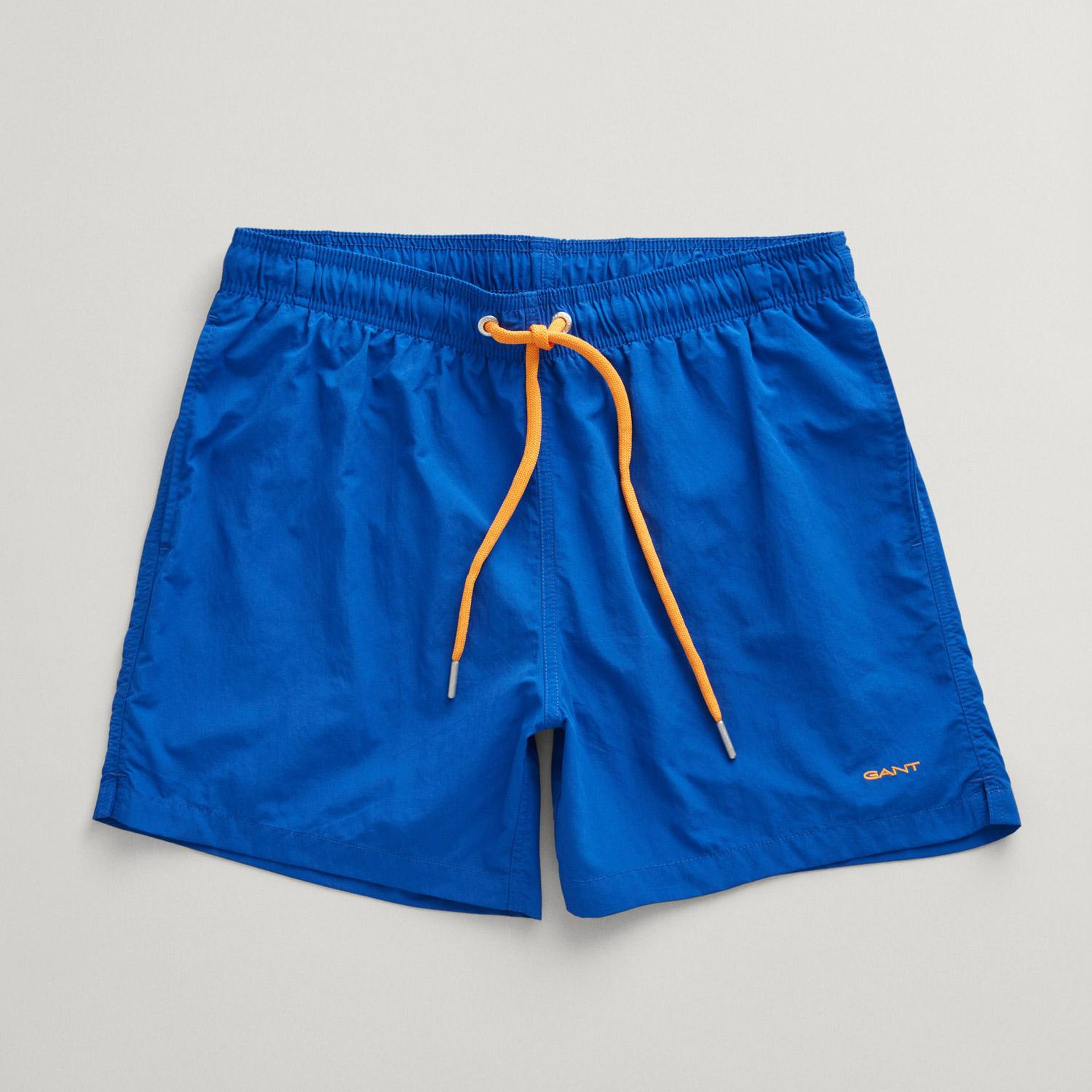 GANT Erkek Mavi Regular Fit Mayo Şort