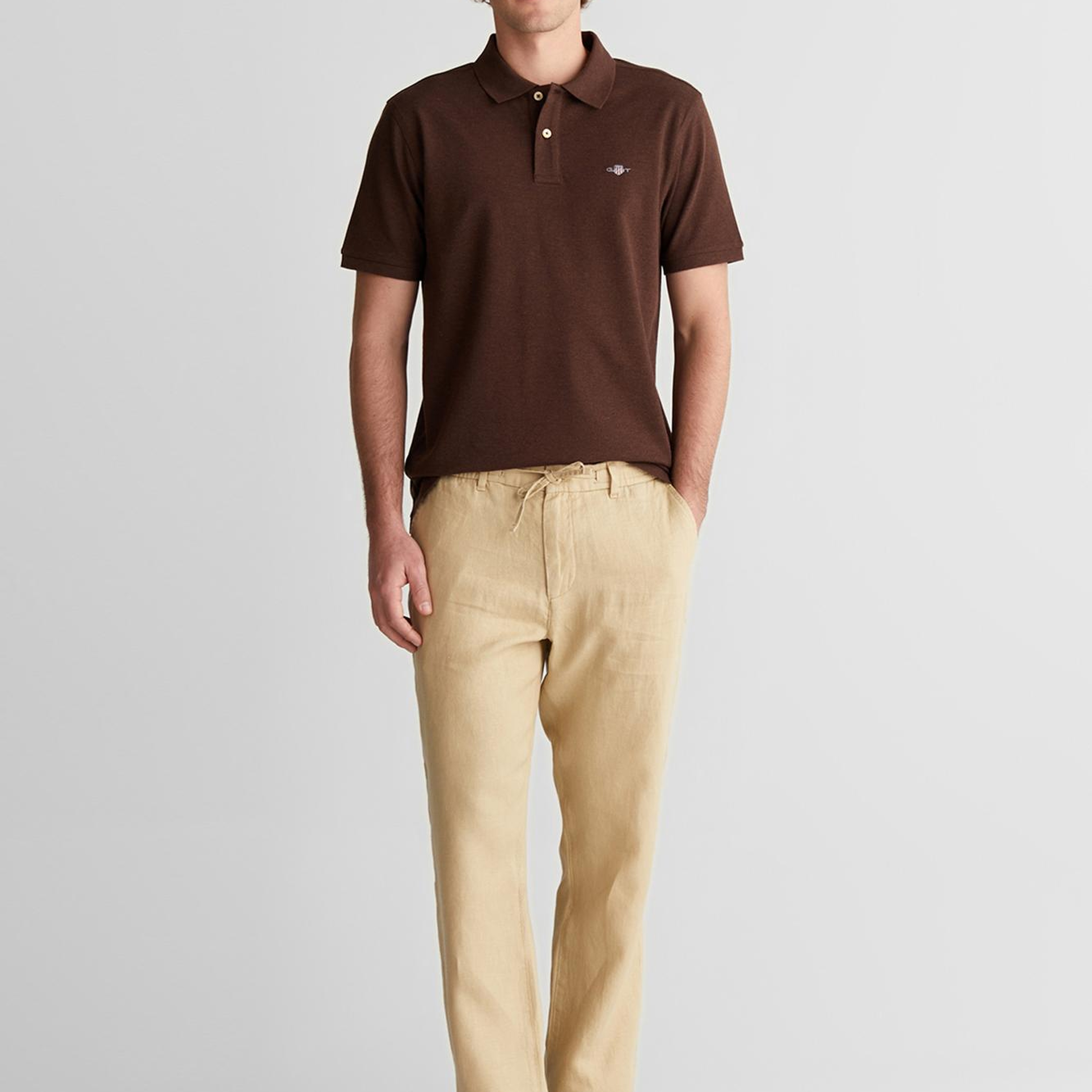 GANT Erkek Bej Regular Fit Pantolon