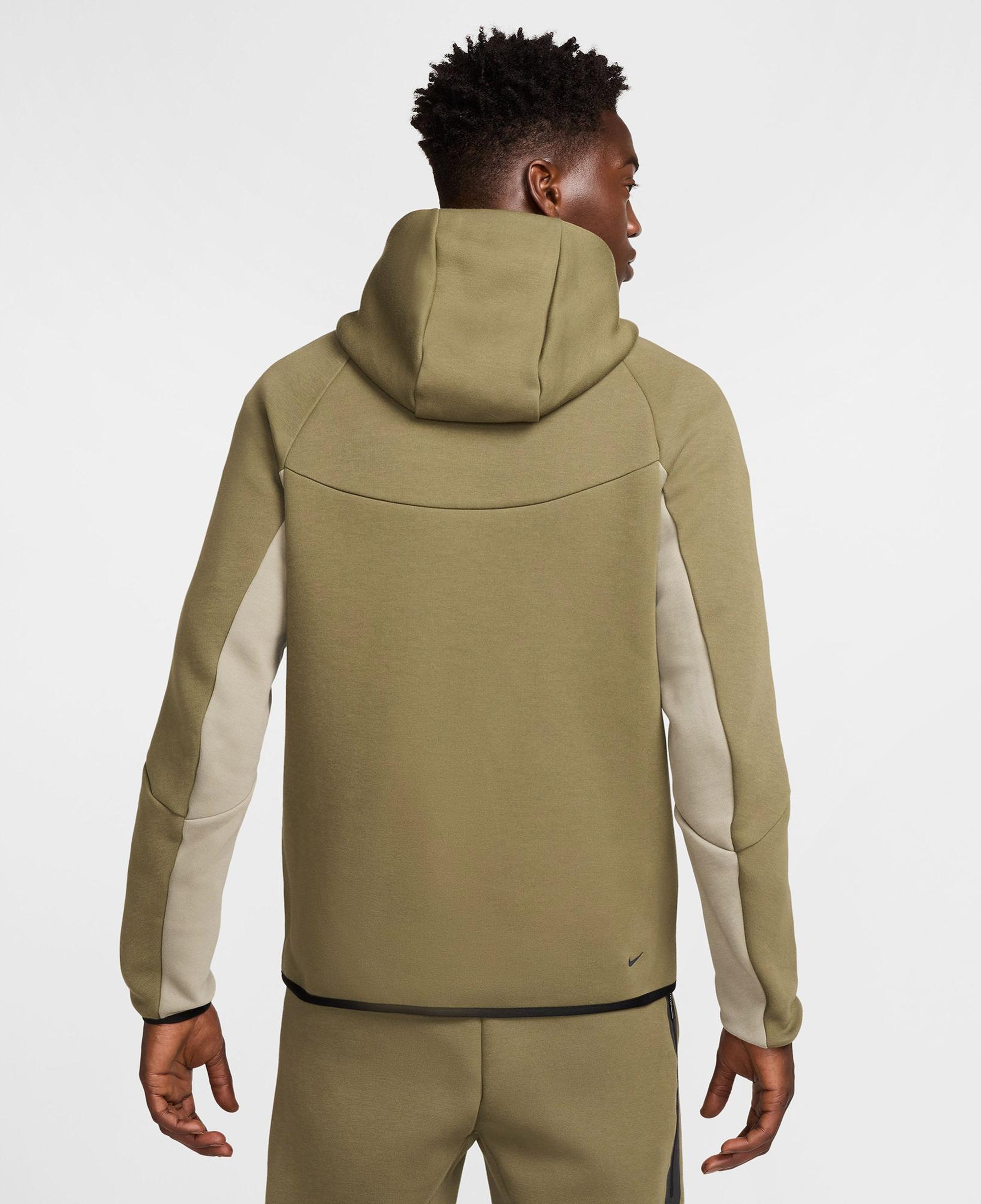 Nike Tech Fleece Erkek Haki Kapüşonlu Hoodie