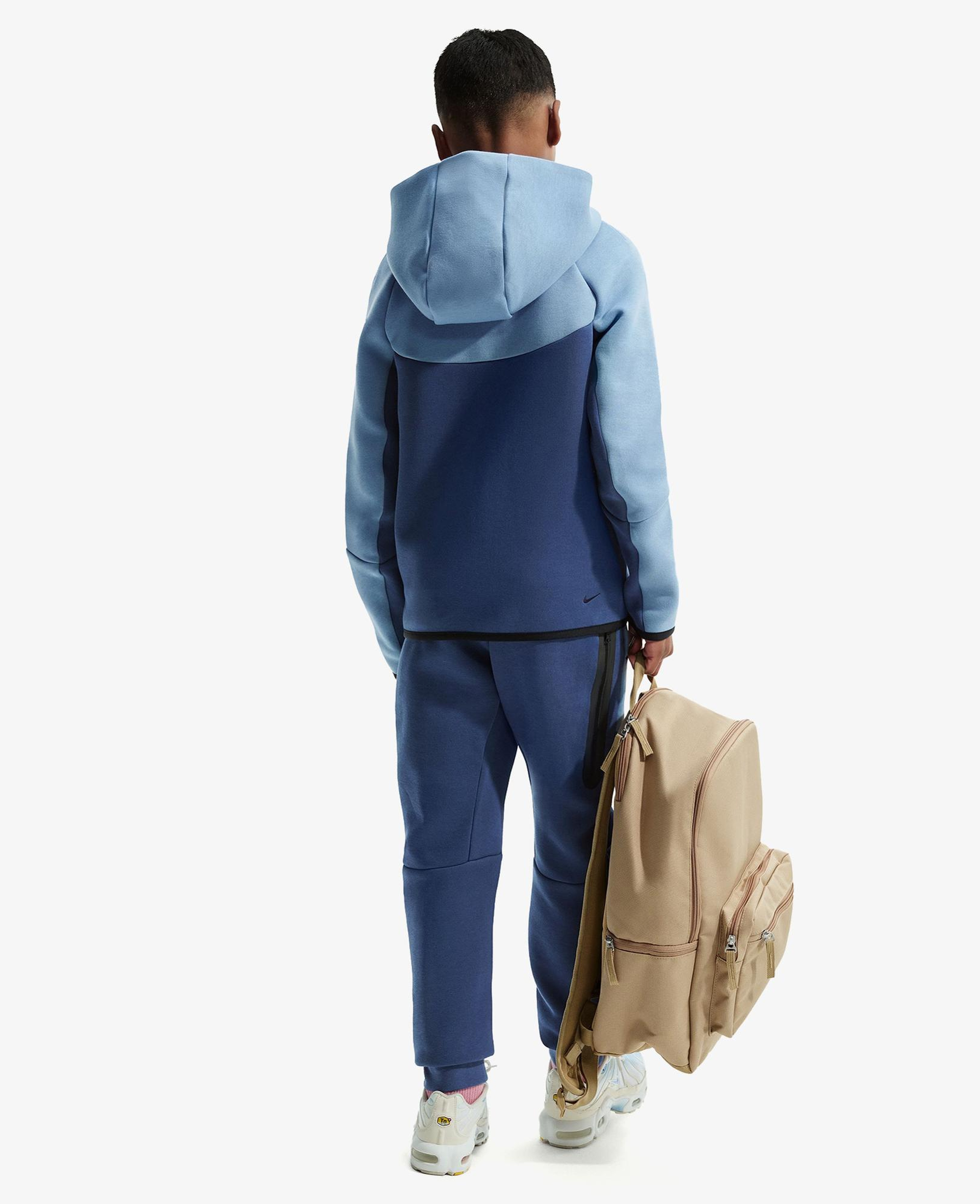 Nike Sportswear Tech Fleece Çocuk Mavi Eşofman Üstü