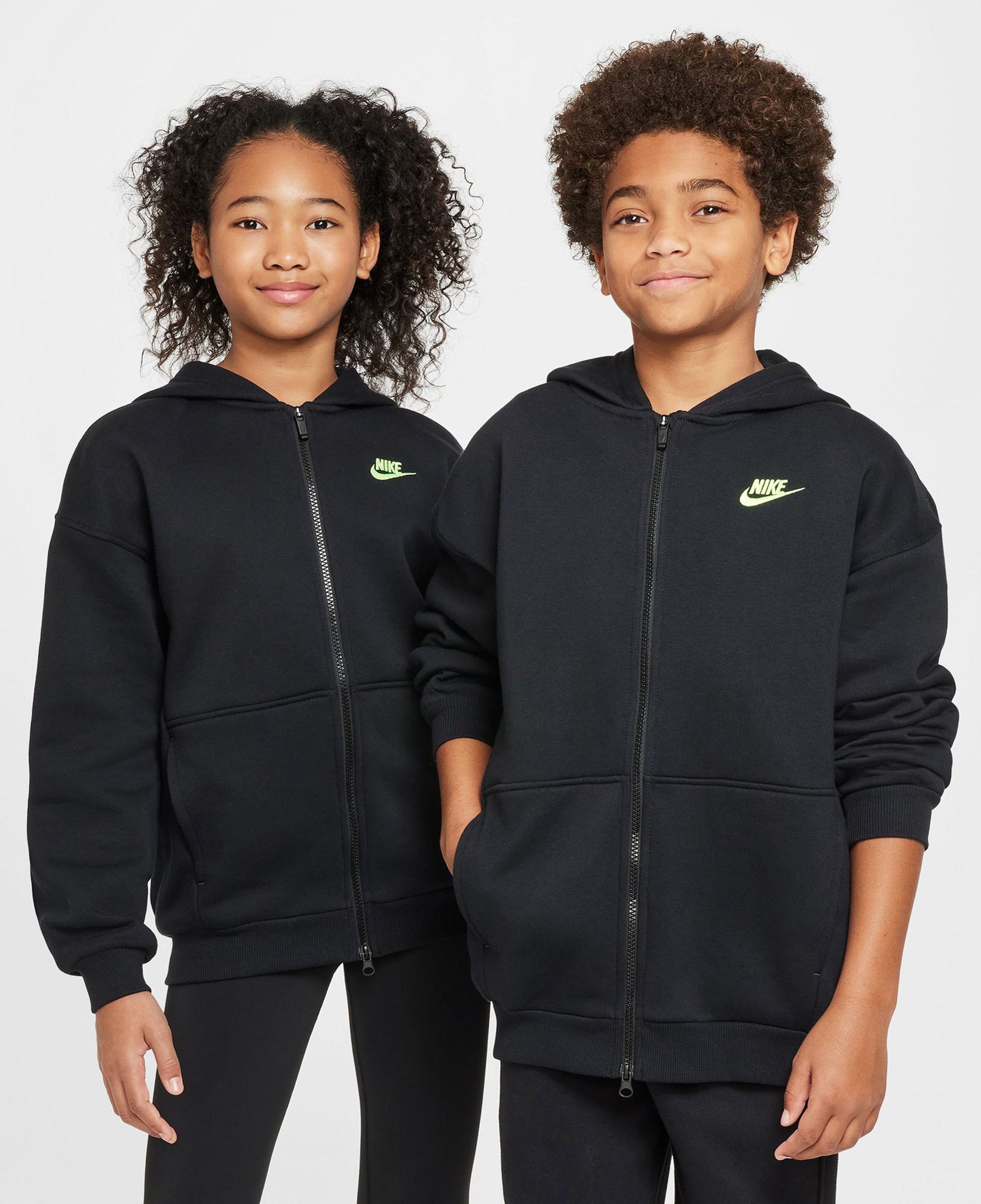 Nike Sportswear Club Fleece Çocuk Siyah Hoodie