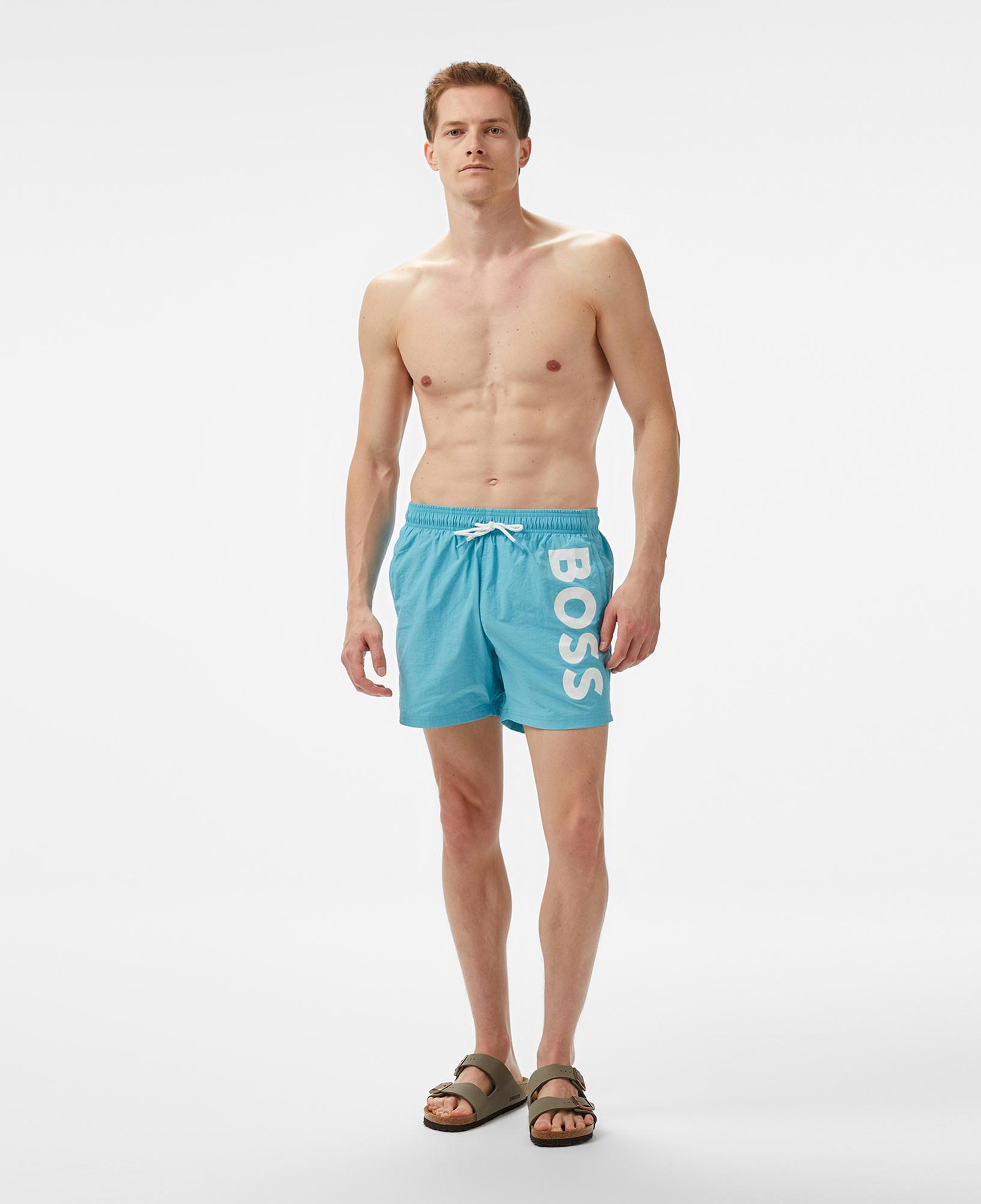 Boss Octopus Erkek Mavi Mayo Şort