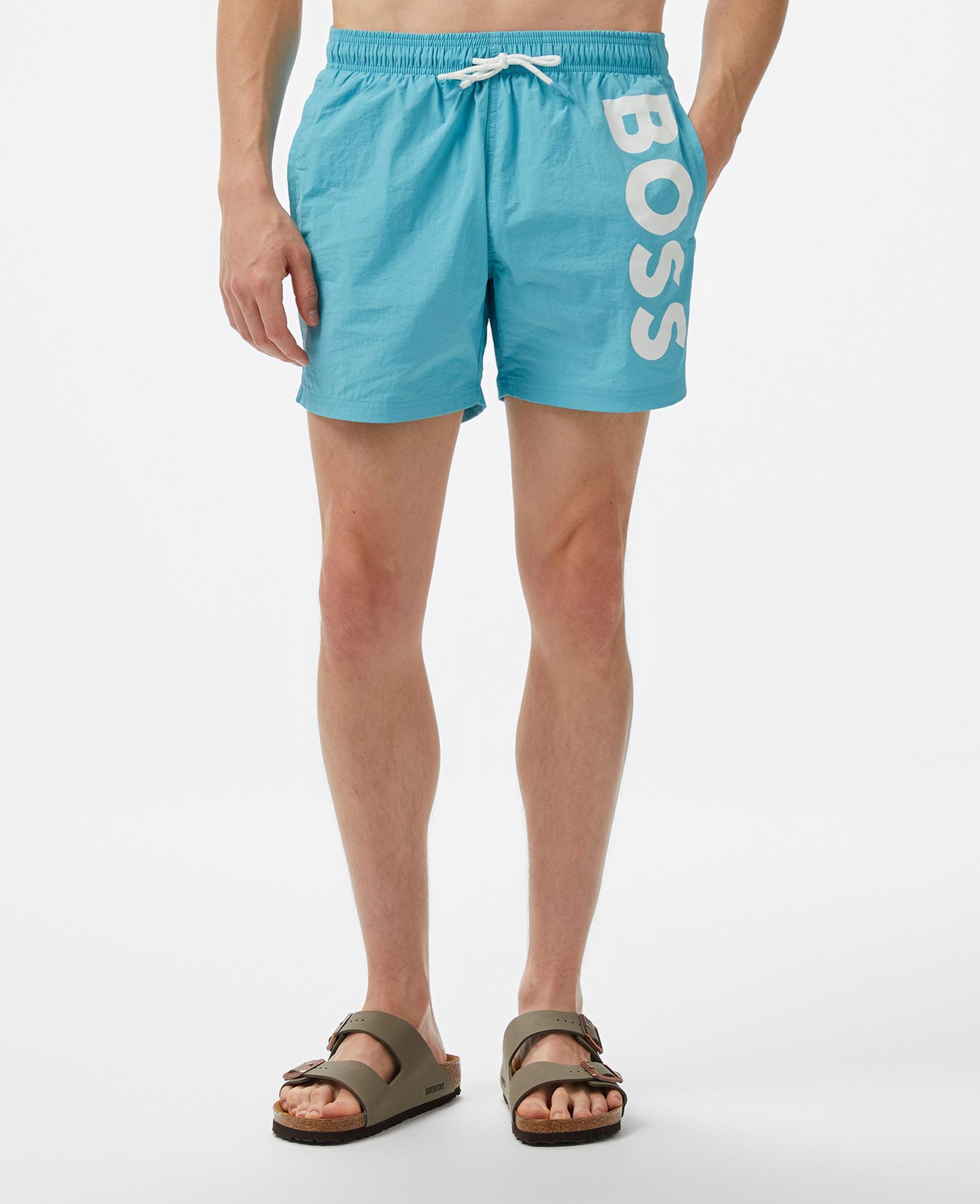 Boss Octopus Erkek Mavi Mayo Şort