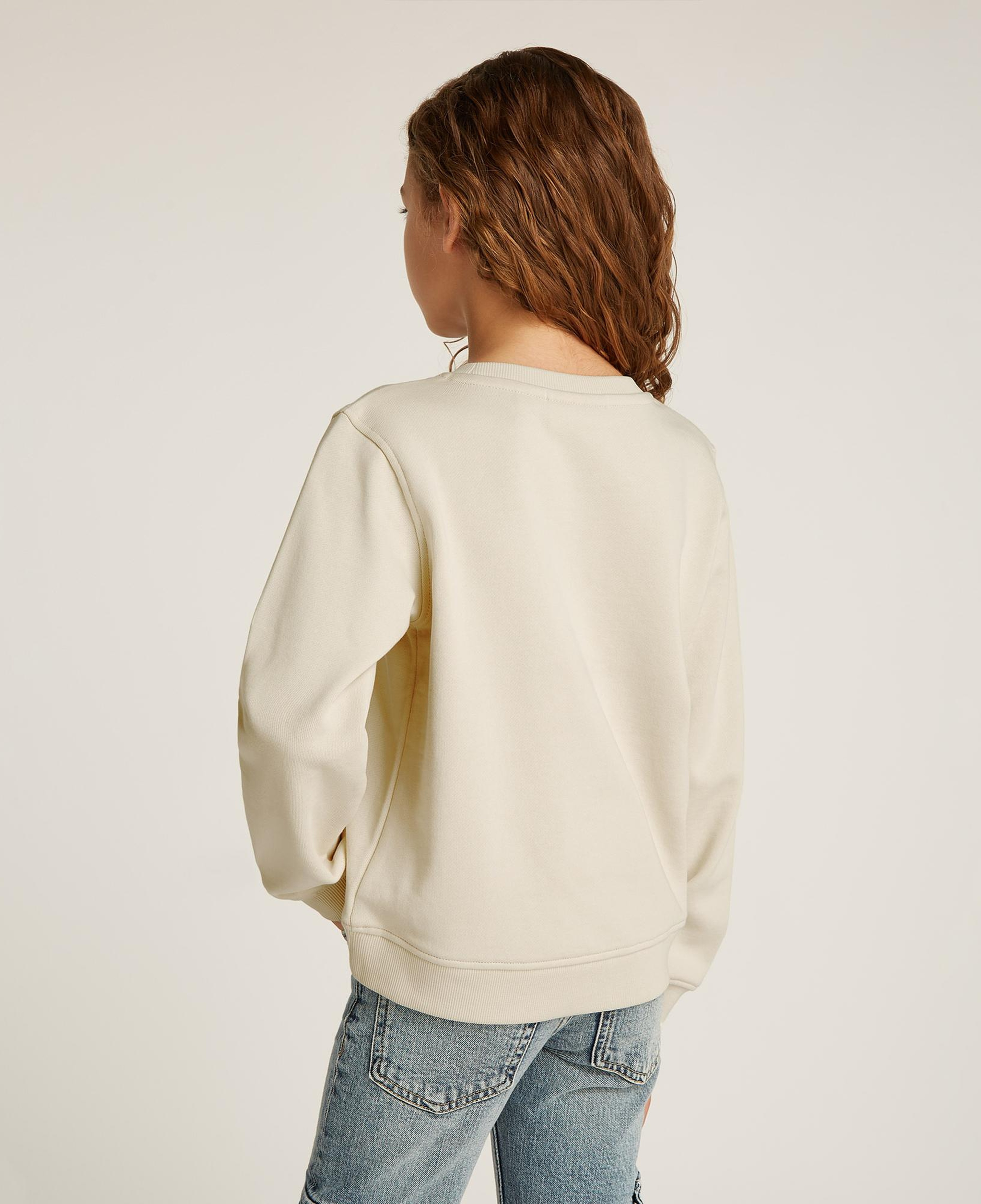 Calvin Klein Graphic Çocuk Bej Sweatshirt