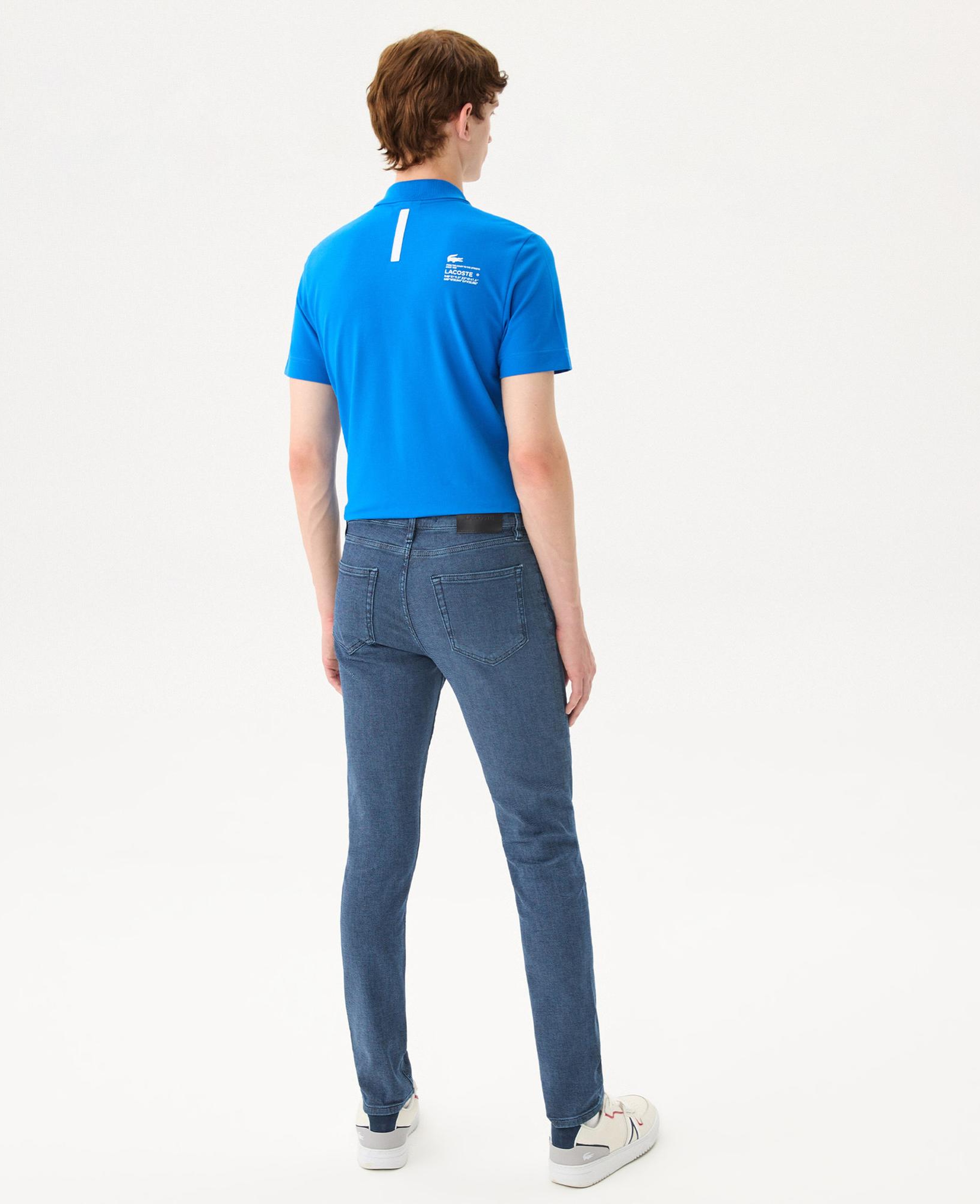 Lacoste Erkek Slim Fit Mavi Jean Pantolon