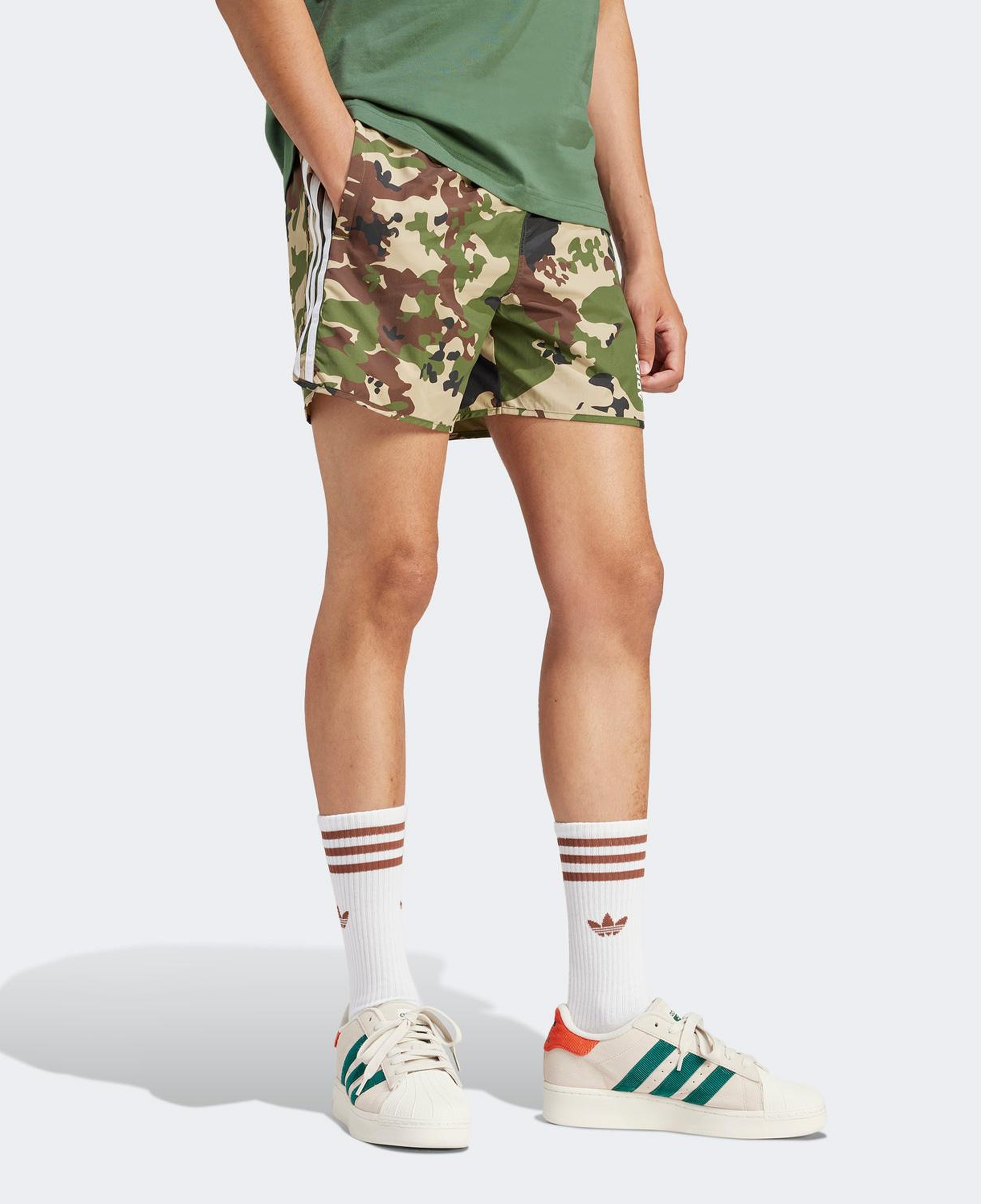 adidas Originals Camo s Hf Erkek Yeşil Şort
