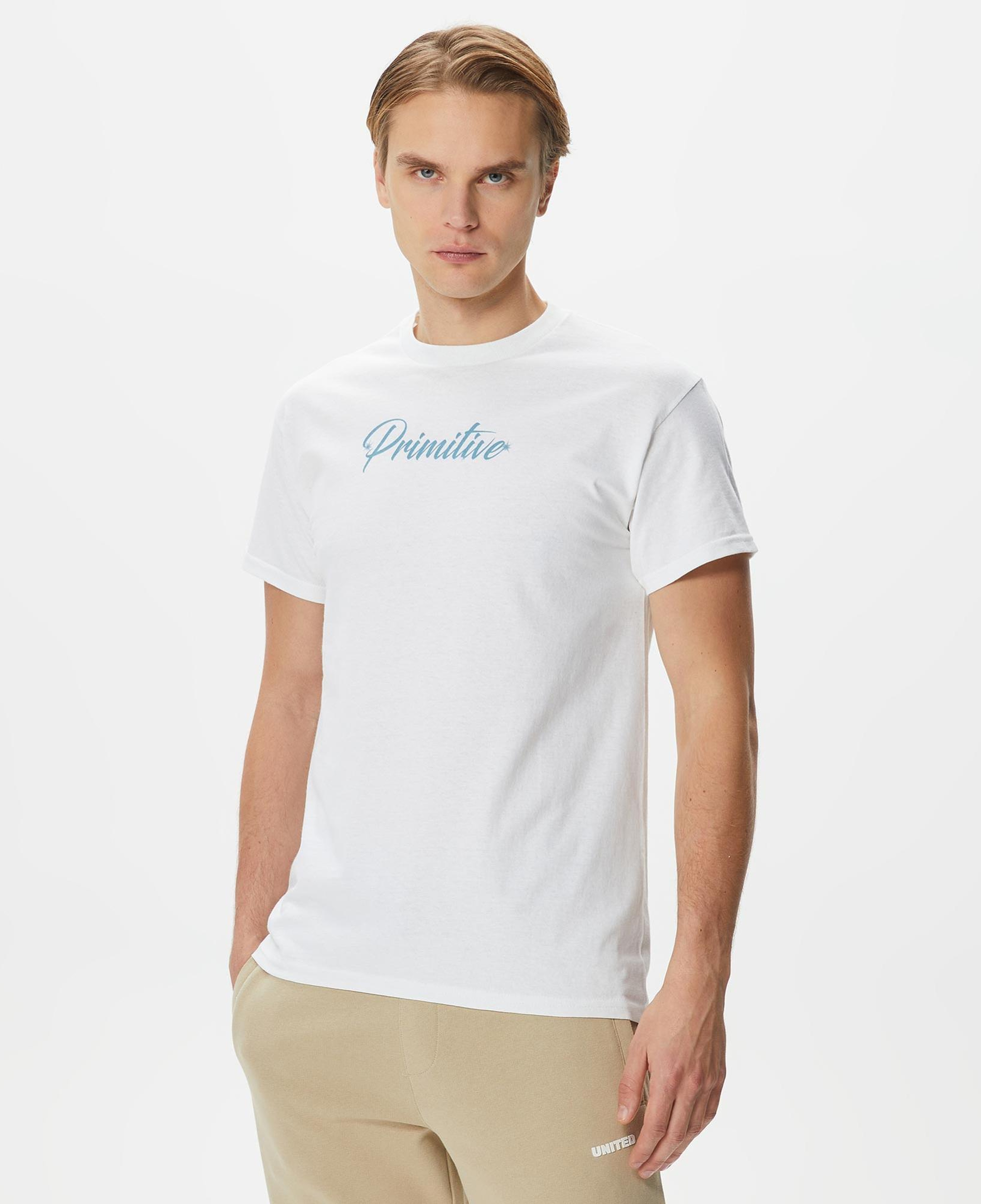 Primitive Shiver Erkek Beyaz T-Shirt