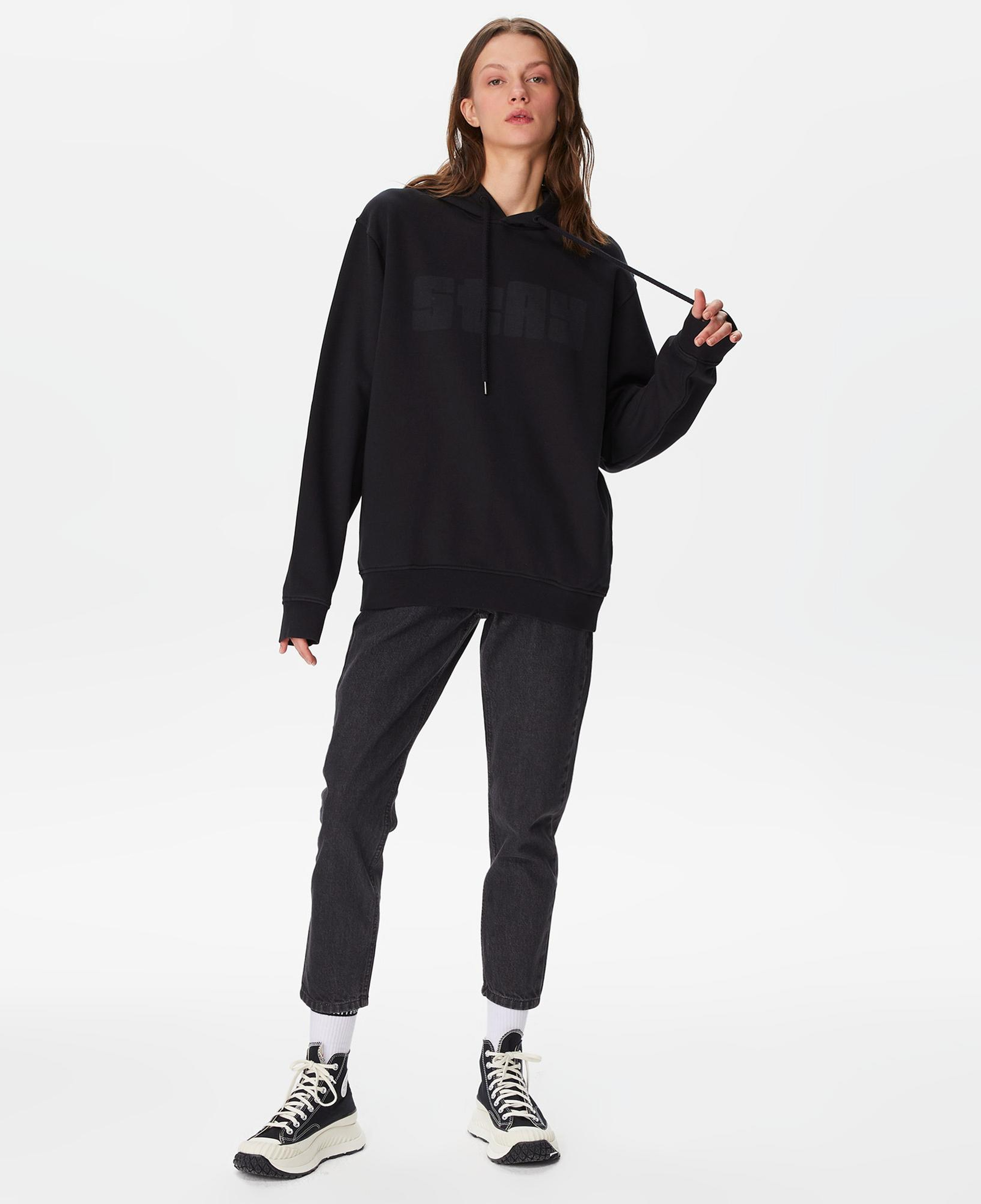 The Stay Line Etheral Unisex Siyah Hoodie