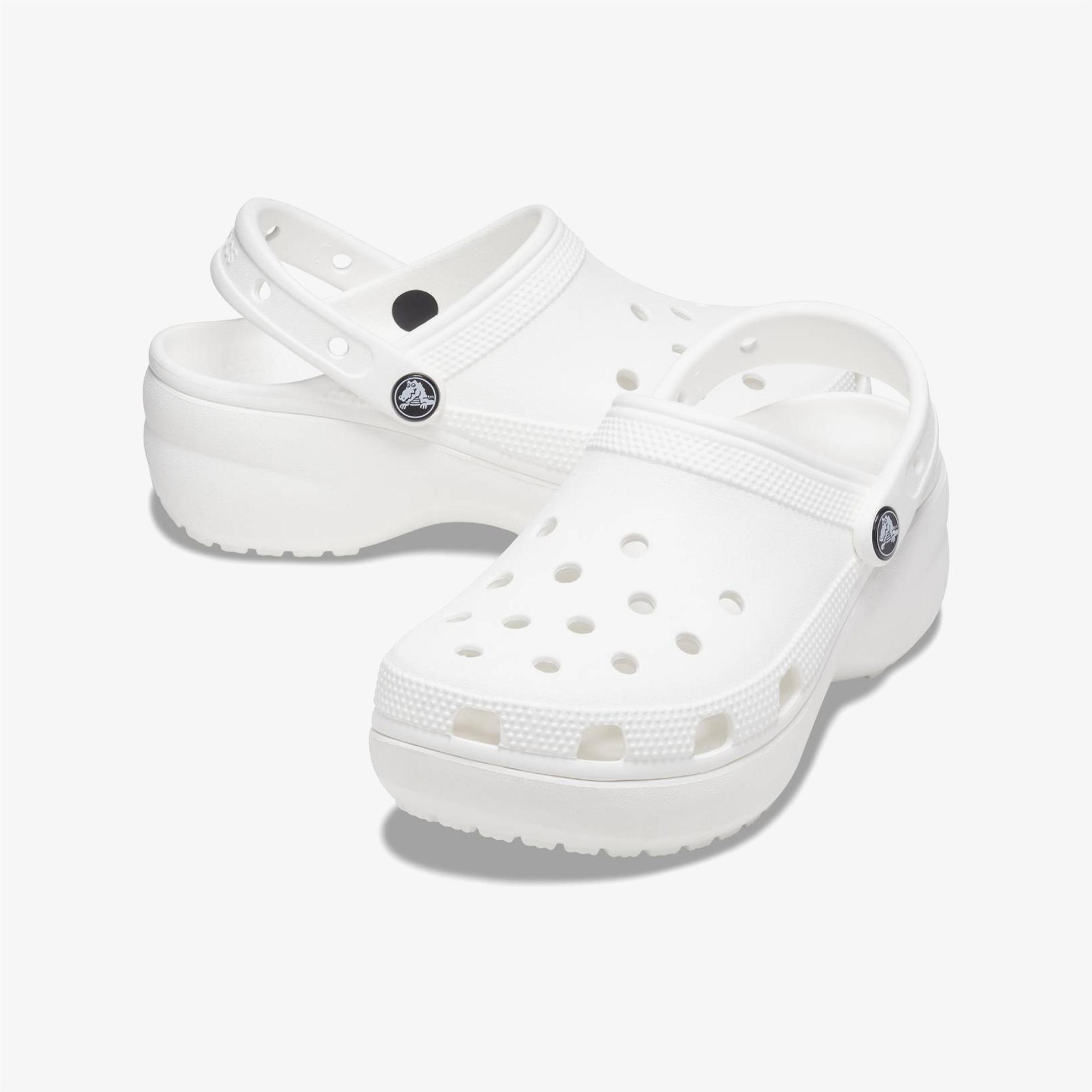 Crocs Classic Platform Clog Unisex Beyaz Terlik