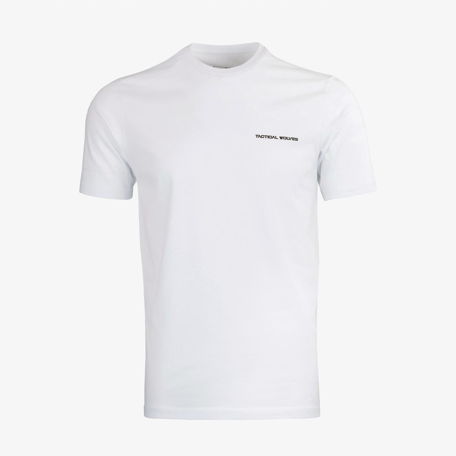 Tactical Wolves Classic Erkek Beyaz T-Shirt