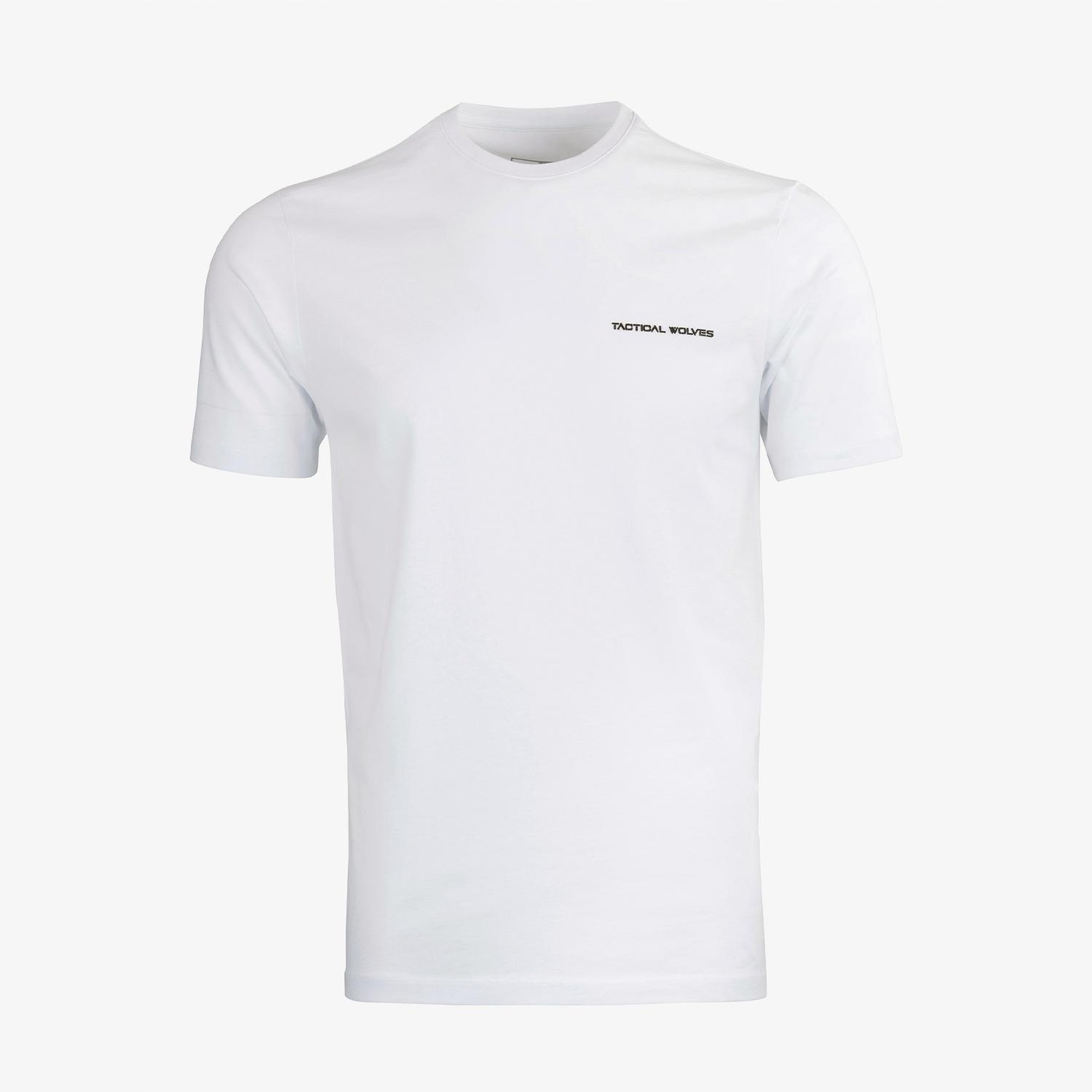 Tactical Wolves Classic Erkek Beyaz T-Shirt