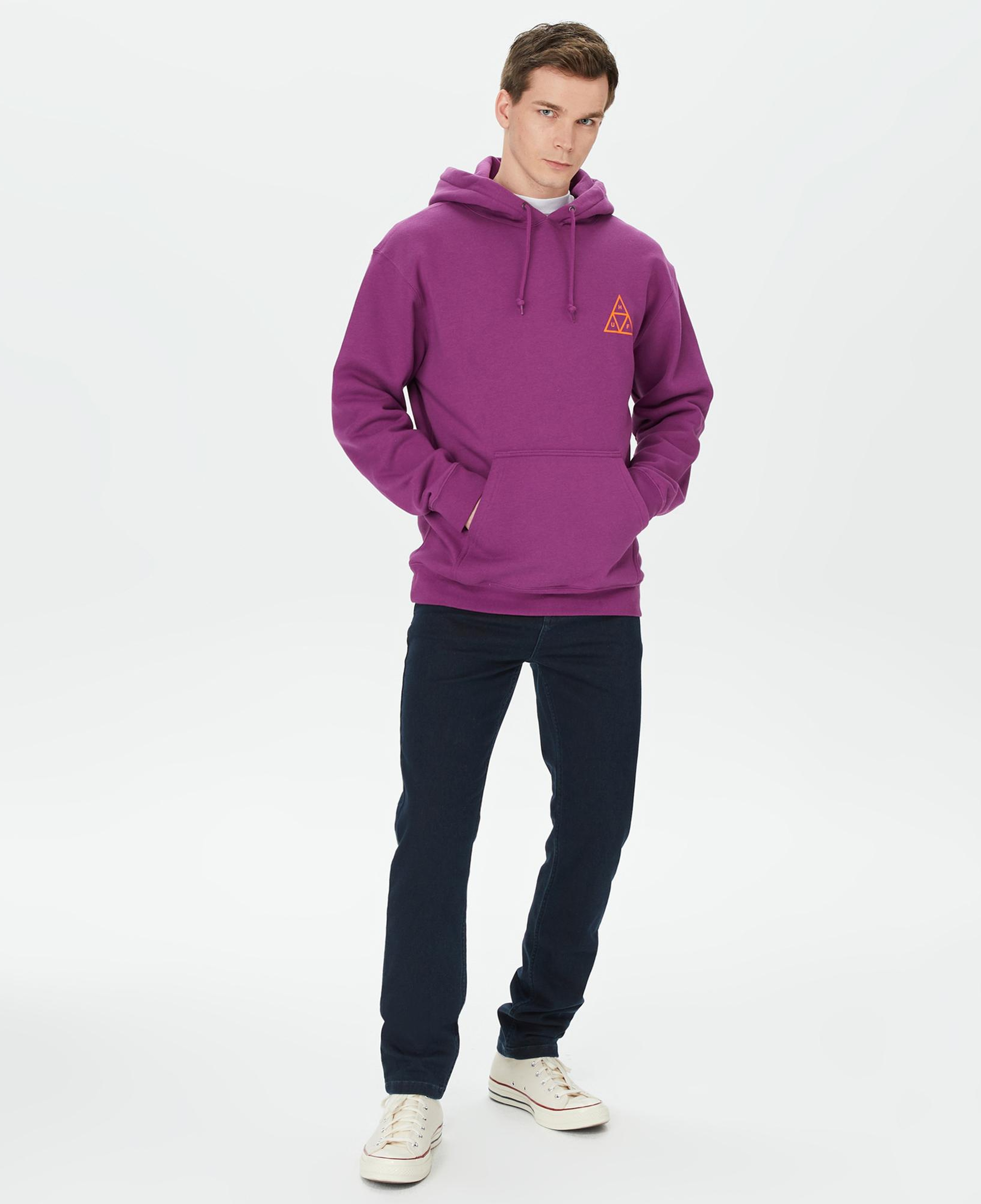 HUF Set Tt Erkek Mor Hoodie