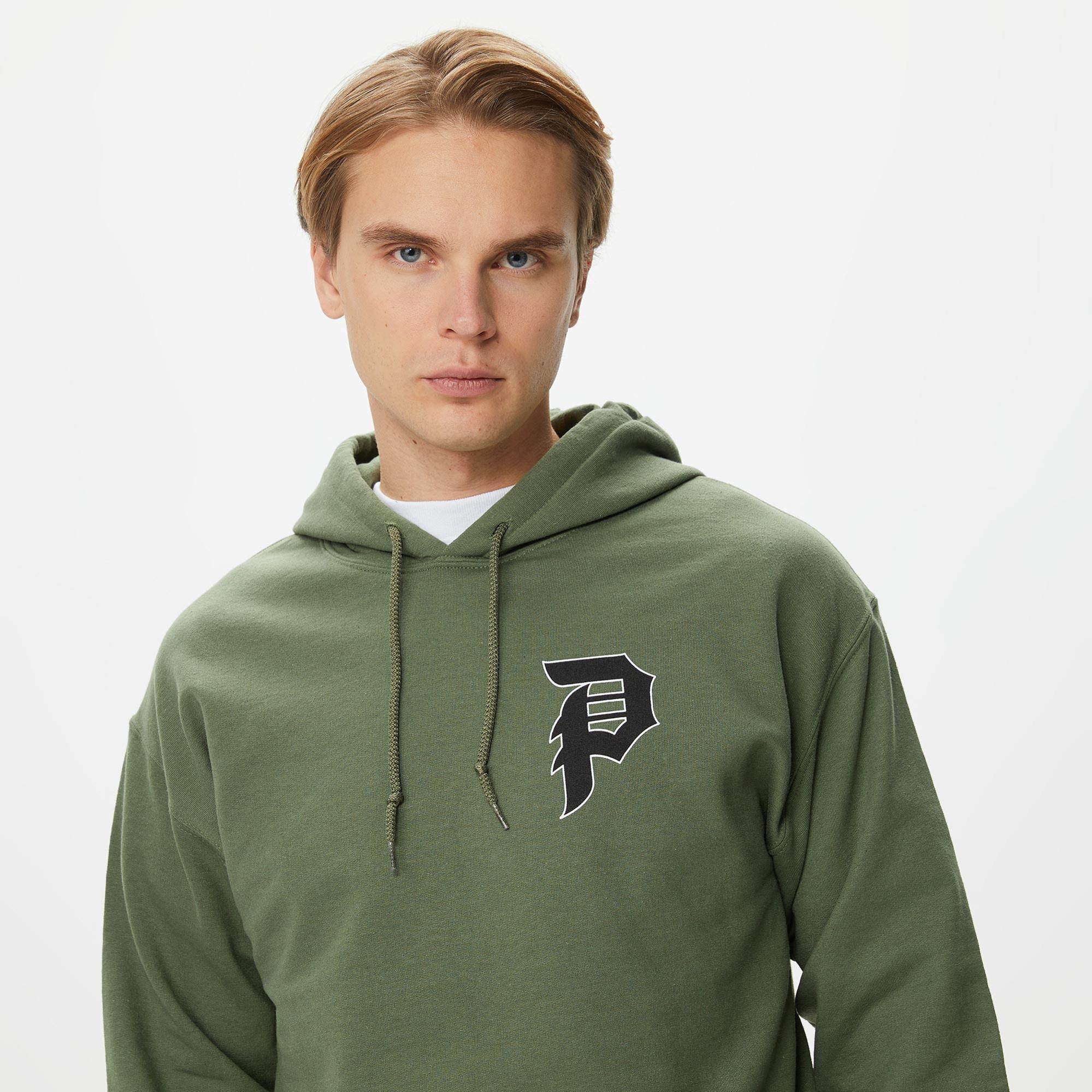 Primitive Tangle Erkek Yeşil Hoodie