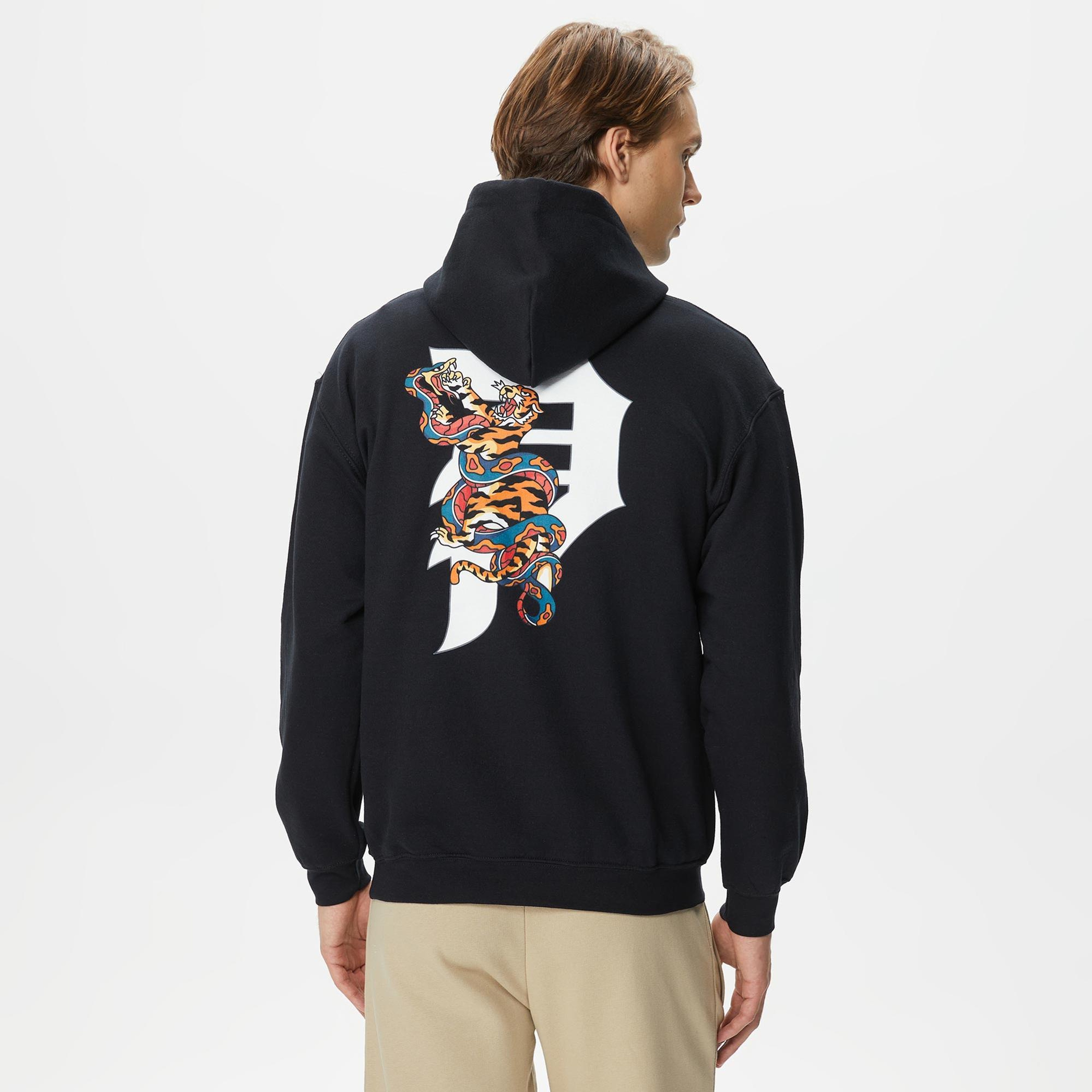 Primitive Tangle Erkek Siyah Hoodie
