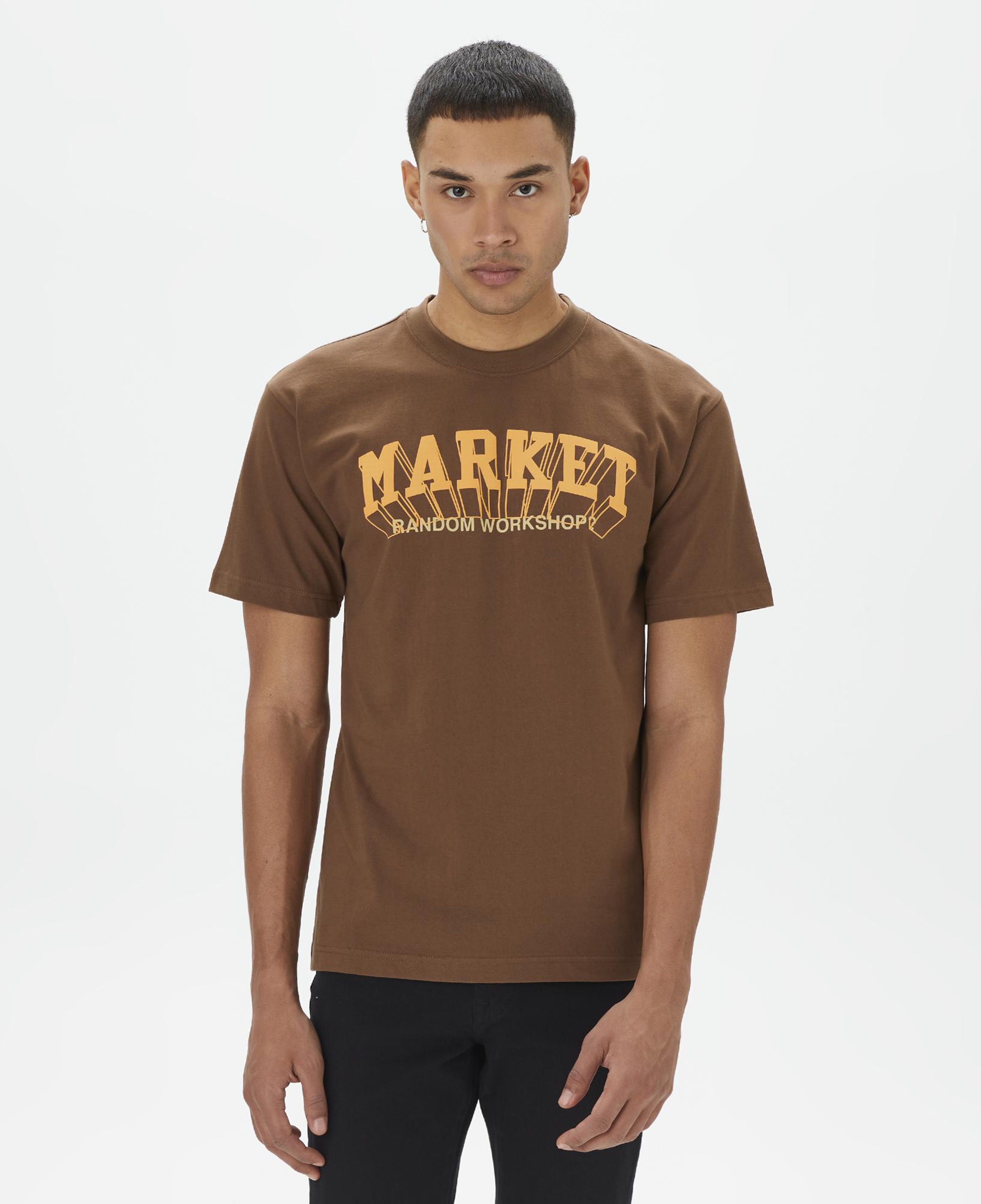 Market Super Market Erkek Kahverengi T-Shirt