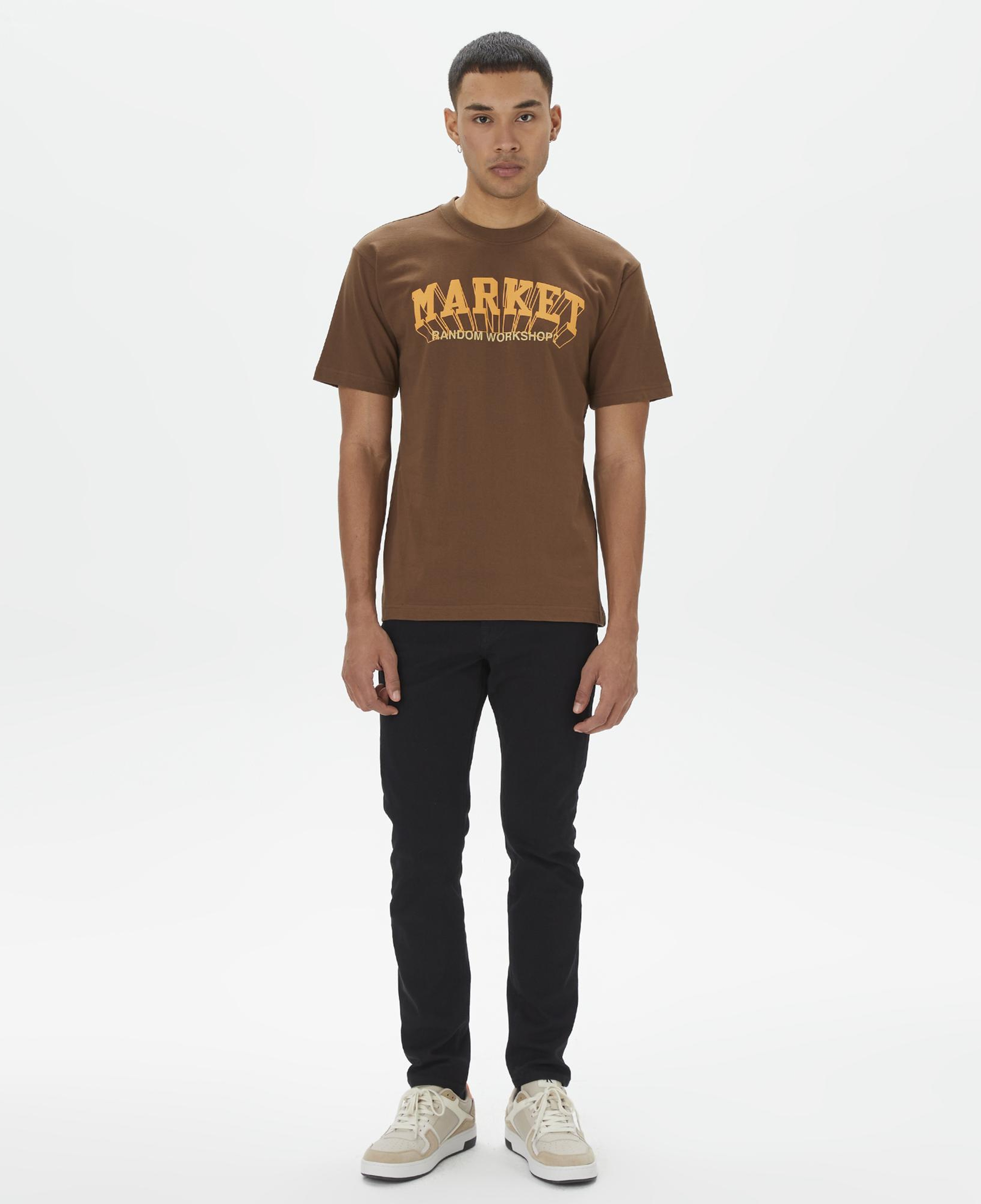 Market Super Market Erkek Kahverengi T-Shirt