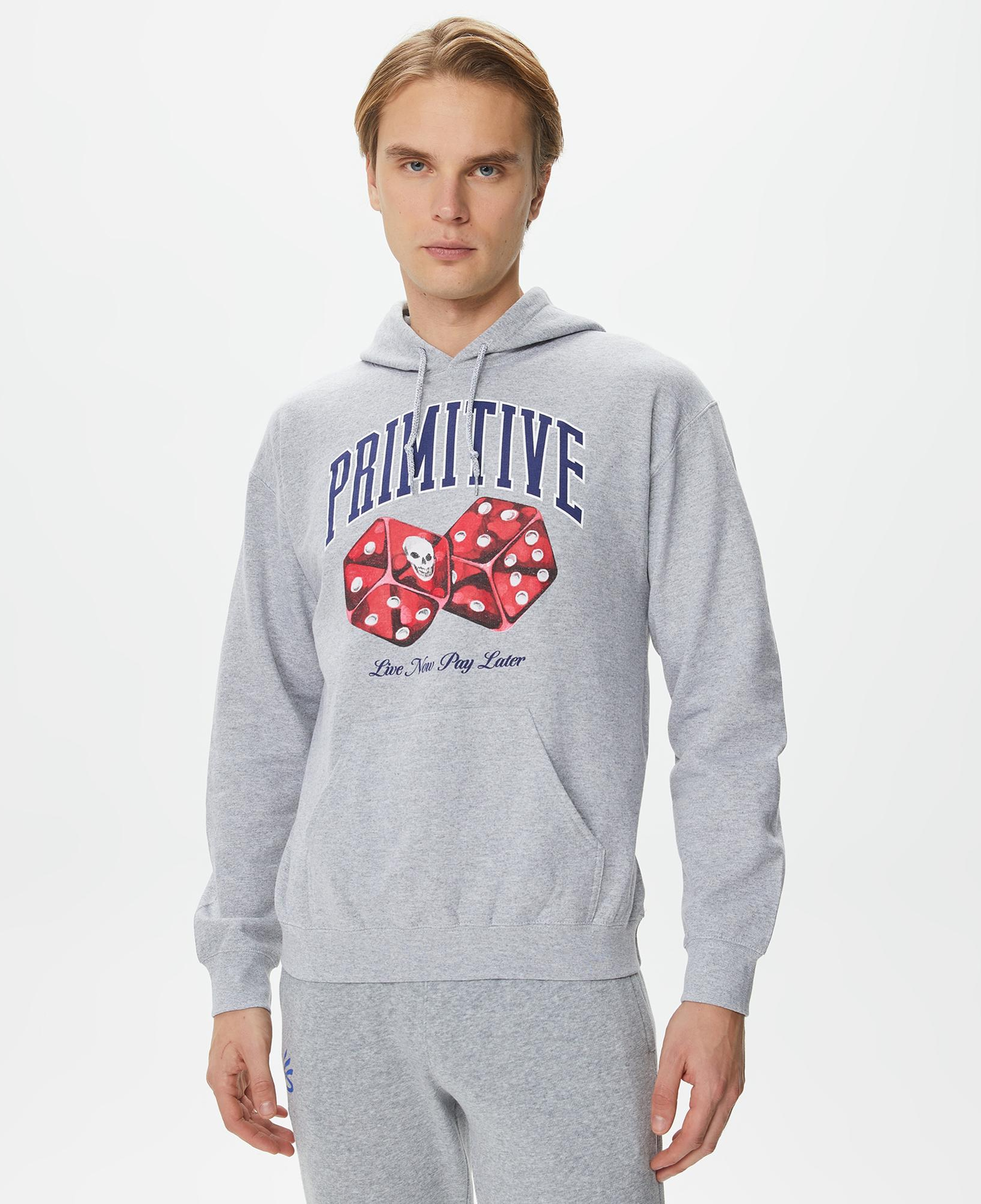 Primitive Payday Erkek Gri Hoodie