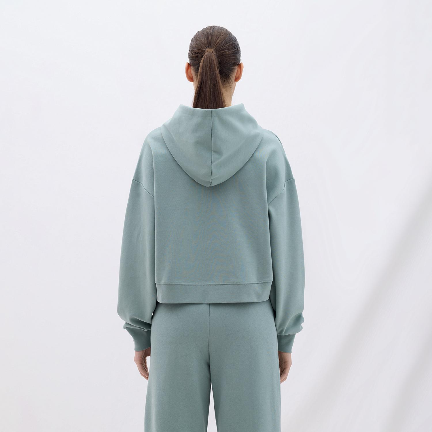 Les Benjamins Classics Kadın Yeşil Hoodie