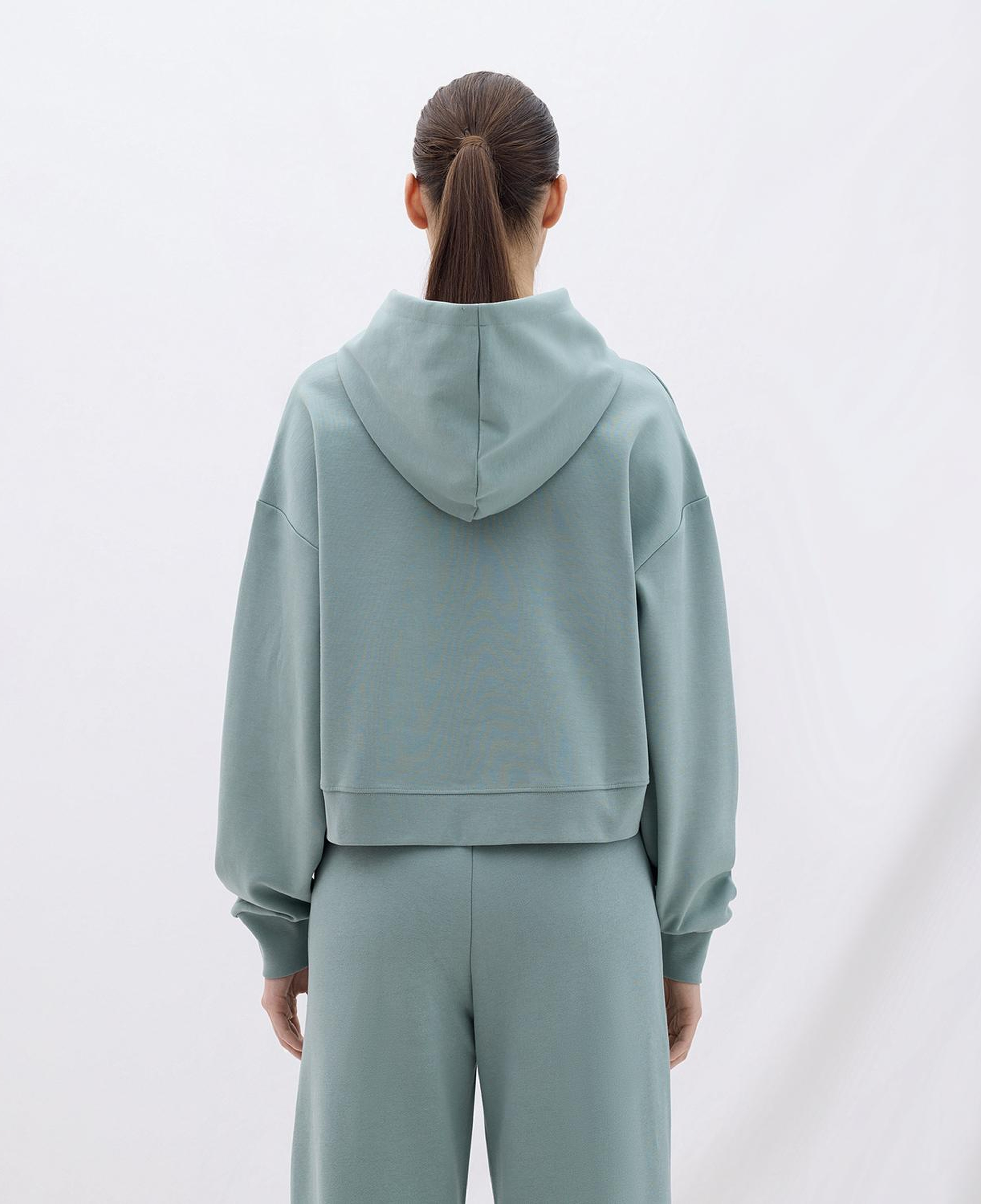 Les Benjamins Classics Kadın Yeşil Hoodie