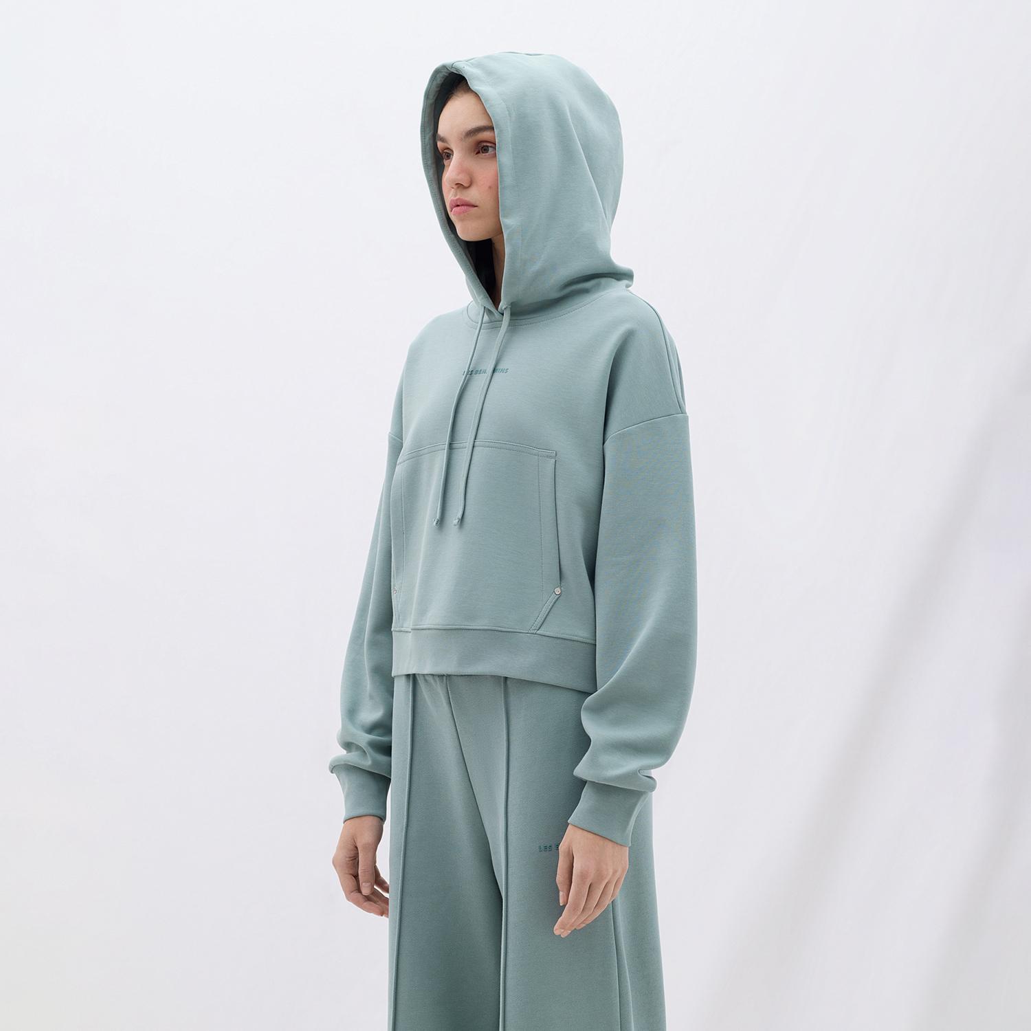 Les Benjamins Classics Kadın Yeşil Hoodie