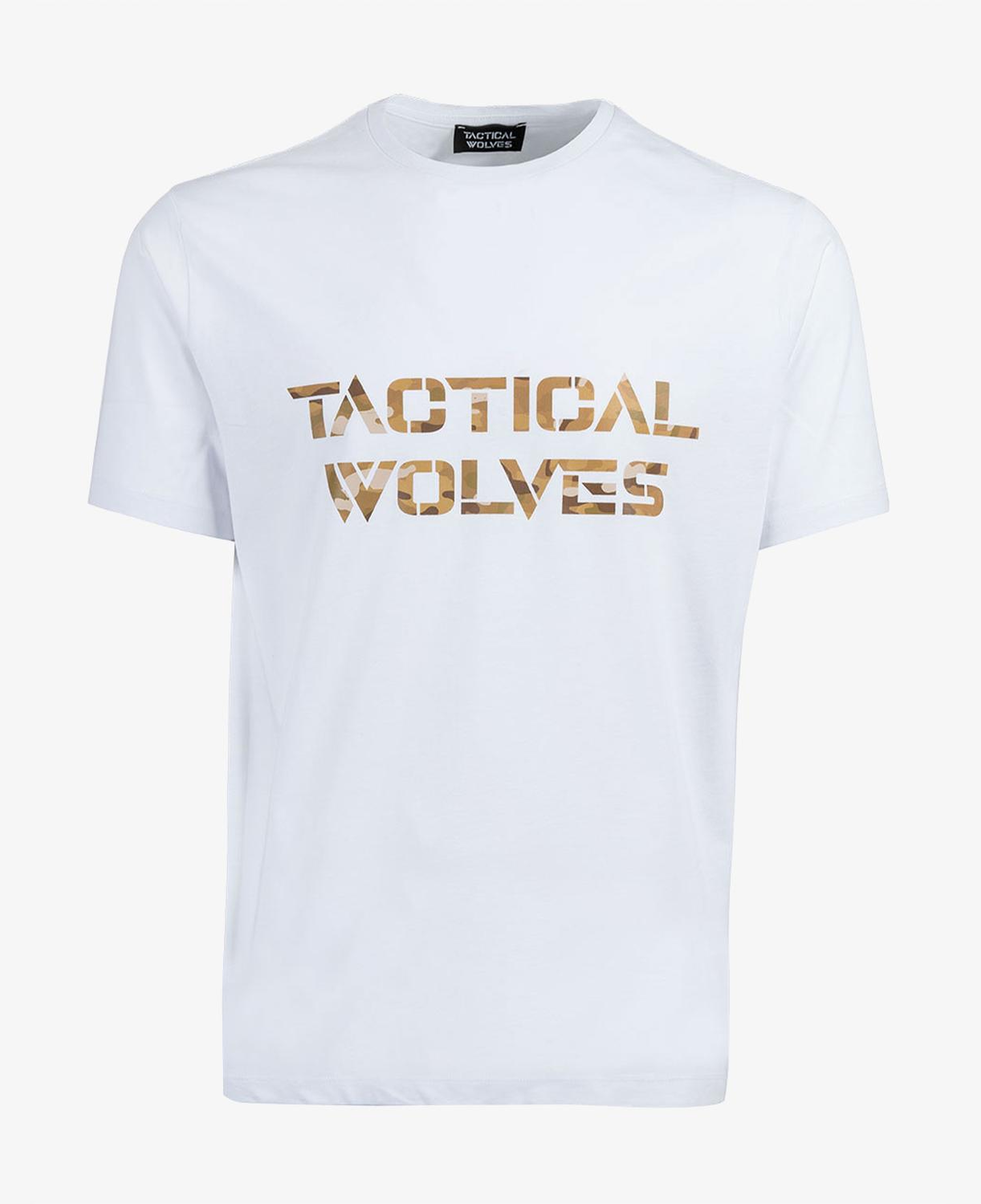 Tactical Wolves Classic Erkek Beyaz T-Shirt