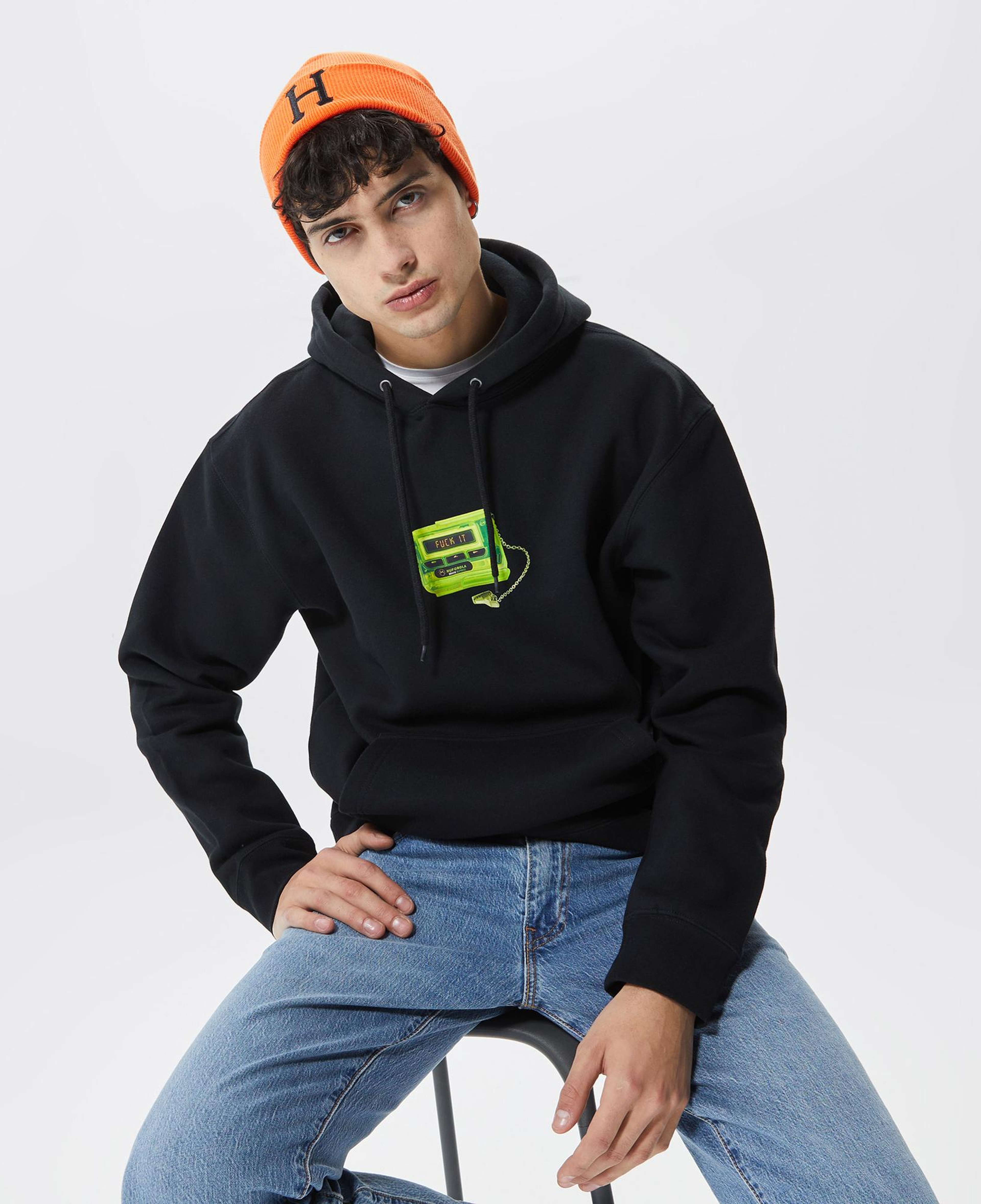 Huf Huforola Erkek Siyah Hoodie