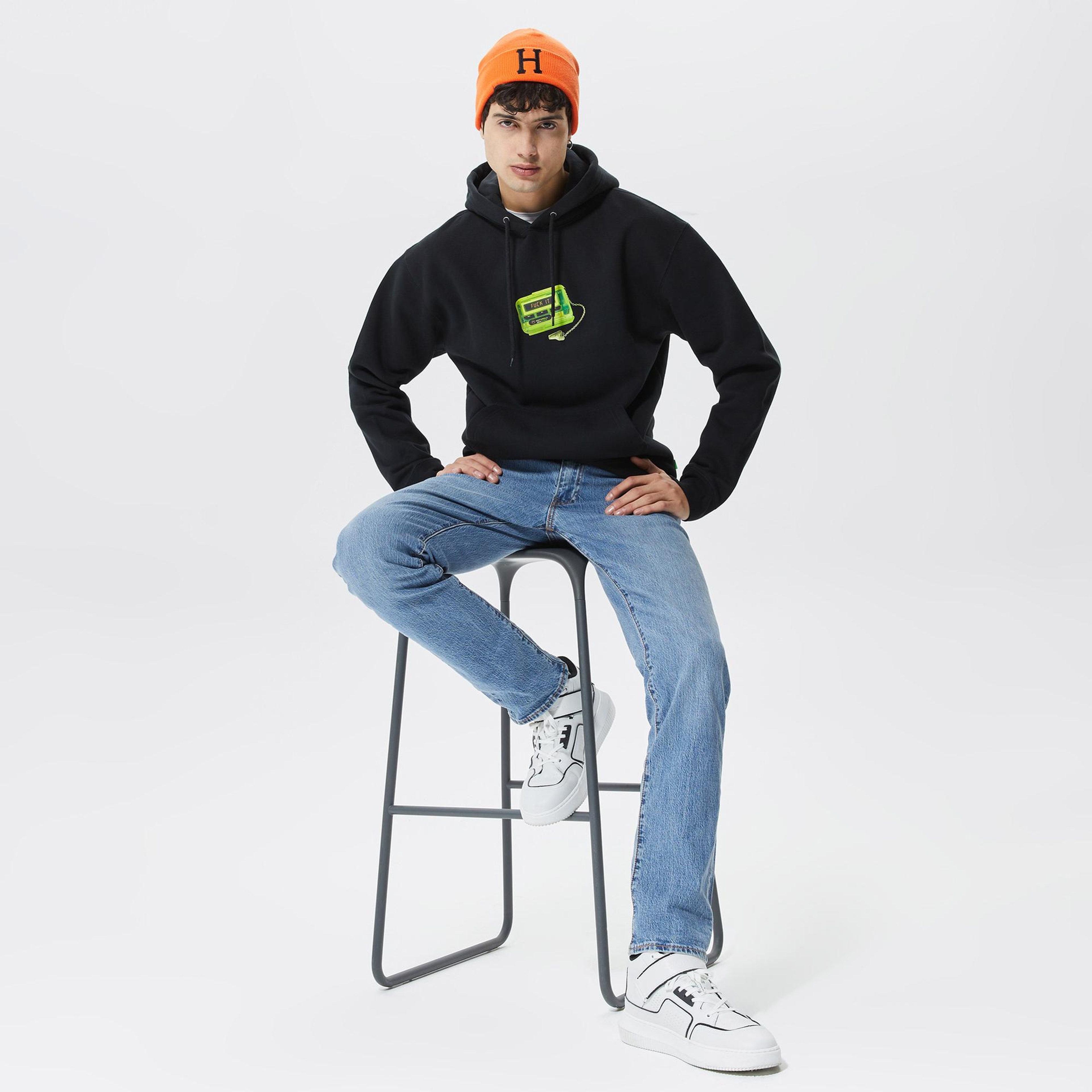 Huf Huforola Erkek Siyah Hoodie