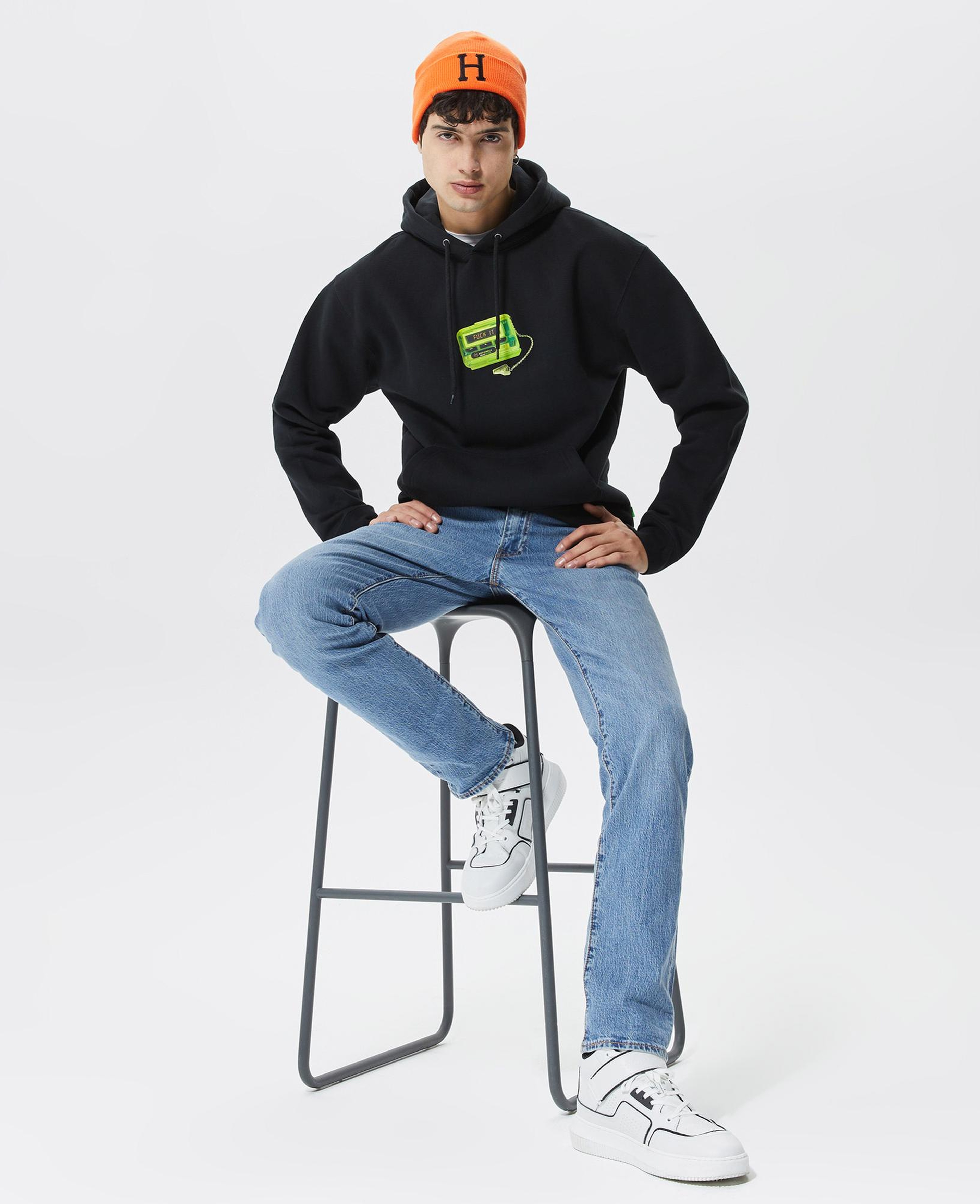 Huf Huforola Erkek Siyah Hoodie