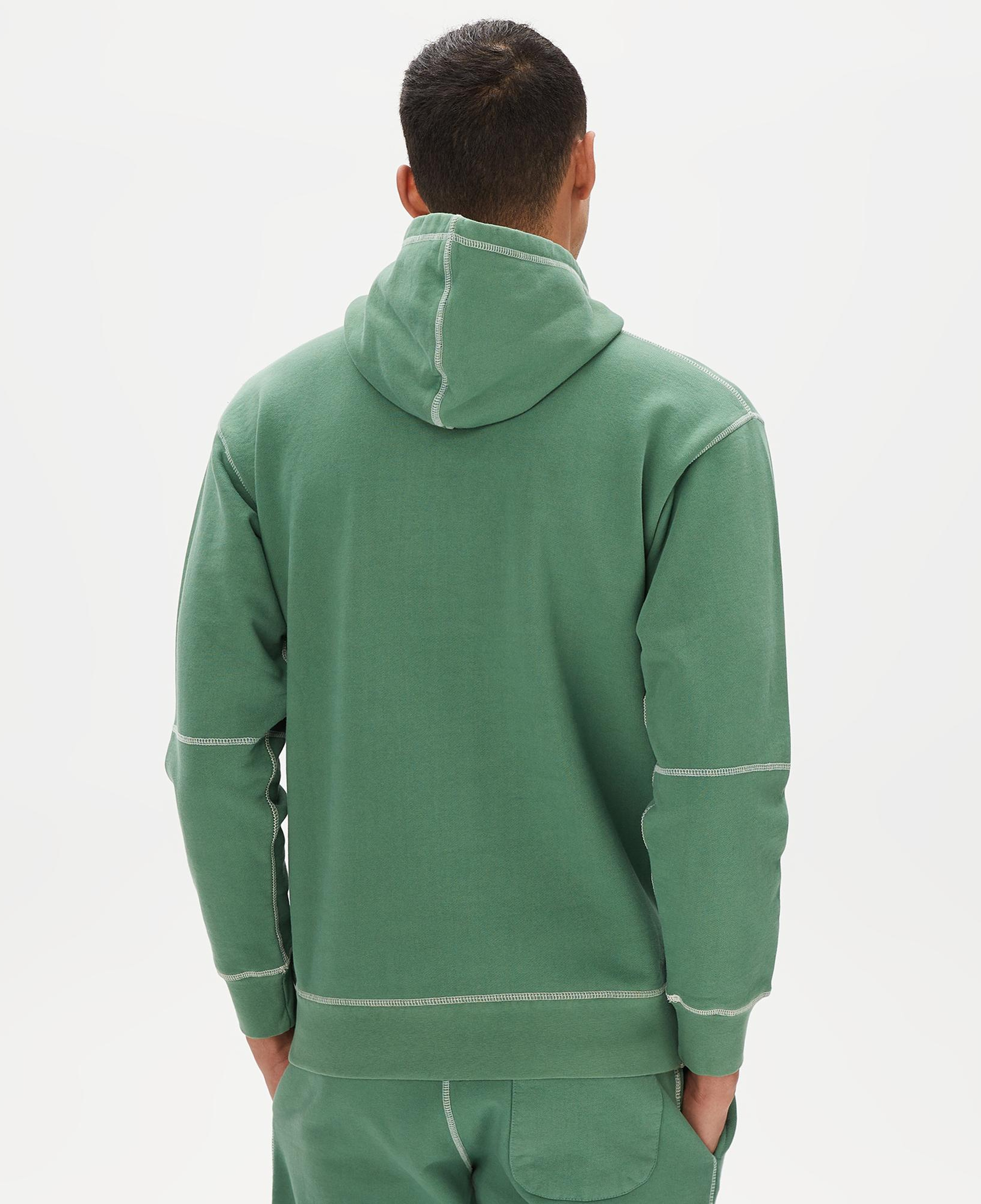 Market Triple Stitch Pullover Erkek Yeşil Hoodie