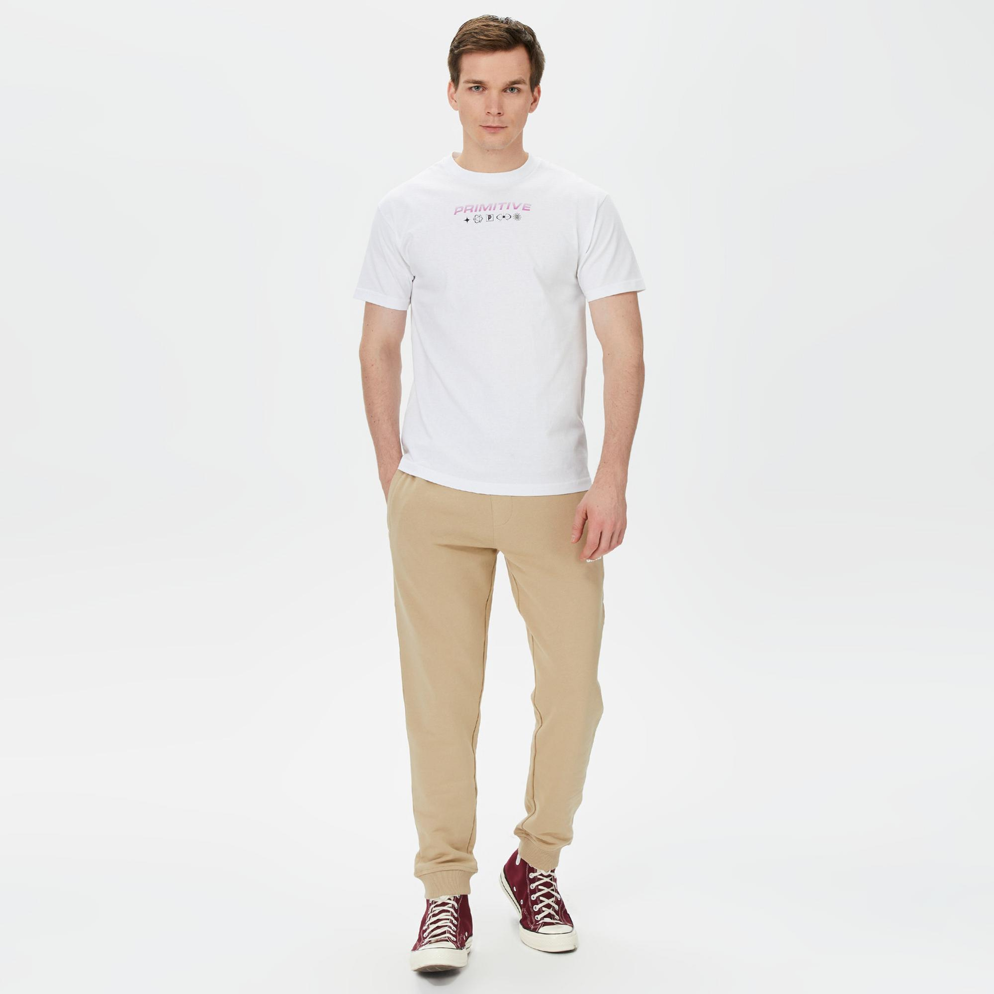 Primitive Zenith Erkek Beyaz T-Shirt