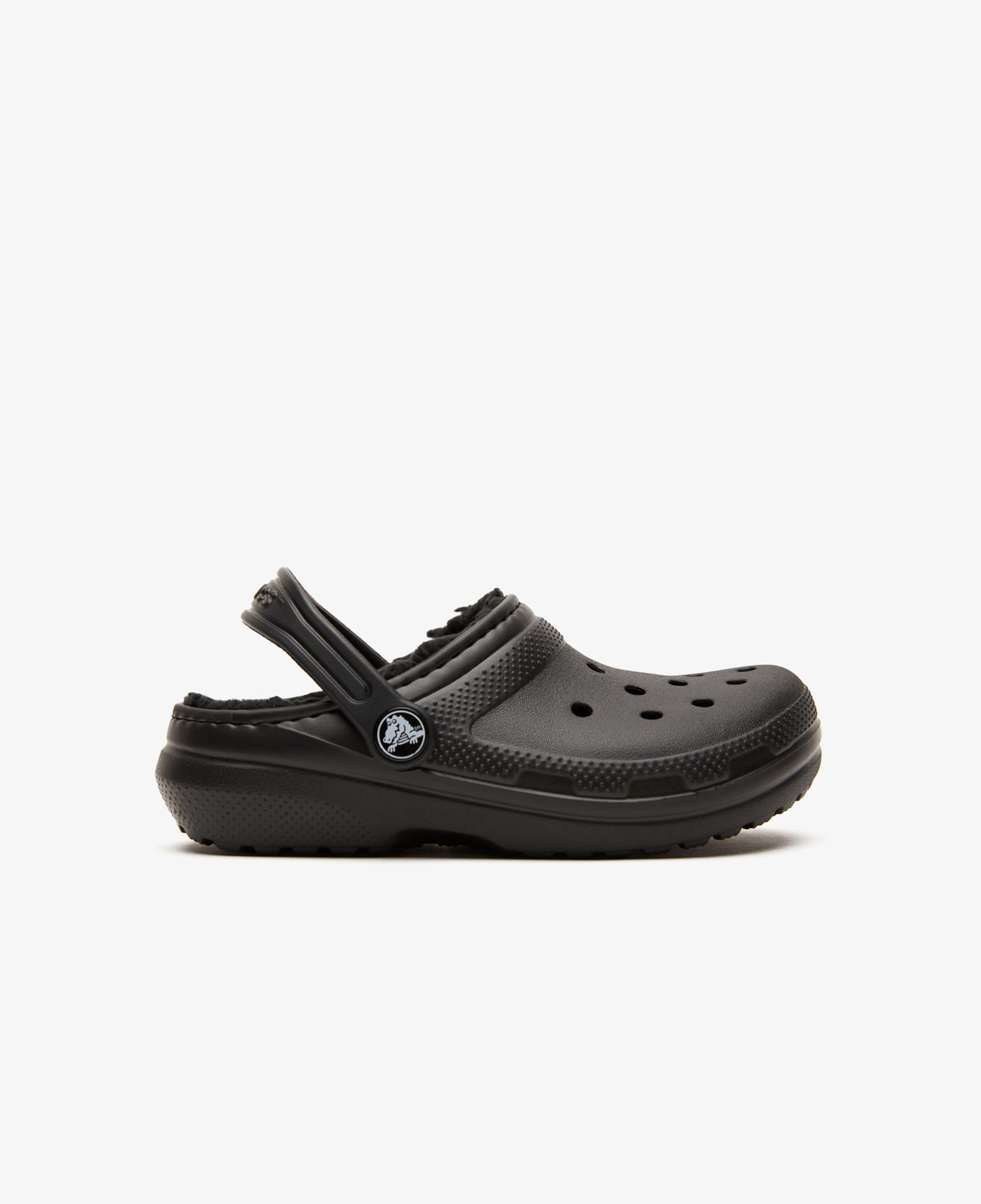 Crocs Classic Lined Clog Çocuk Siyah Terlik