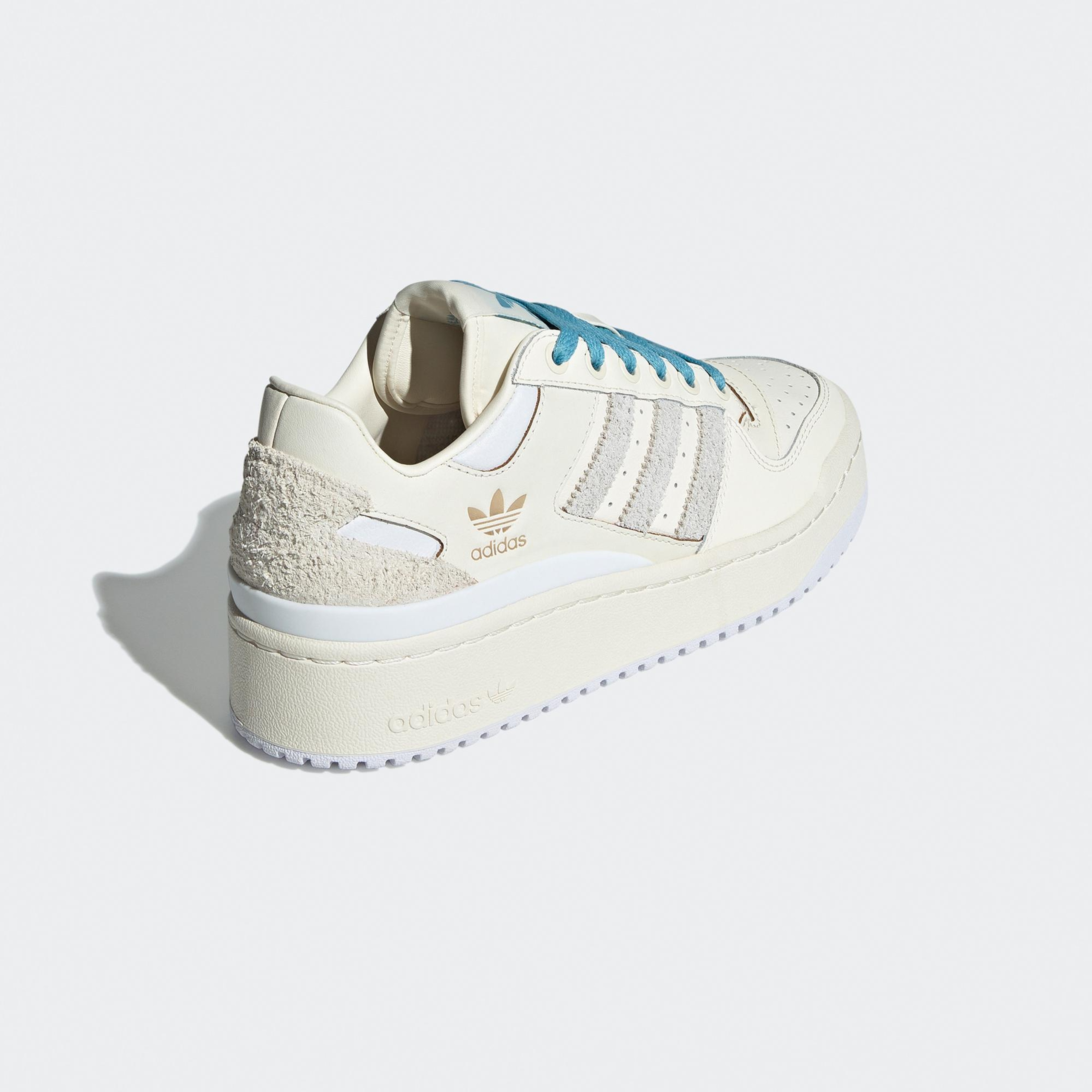 adidas Originals Forum Bold Stripes Kadın Krem Spor Ayakkabı