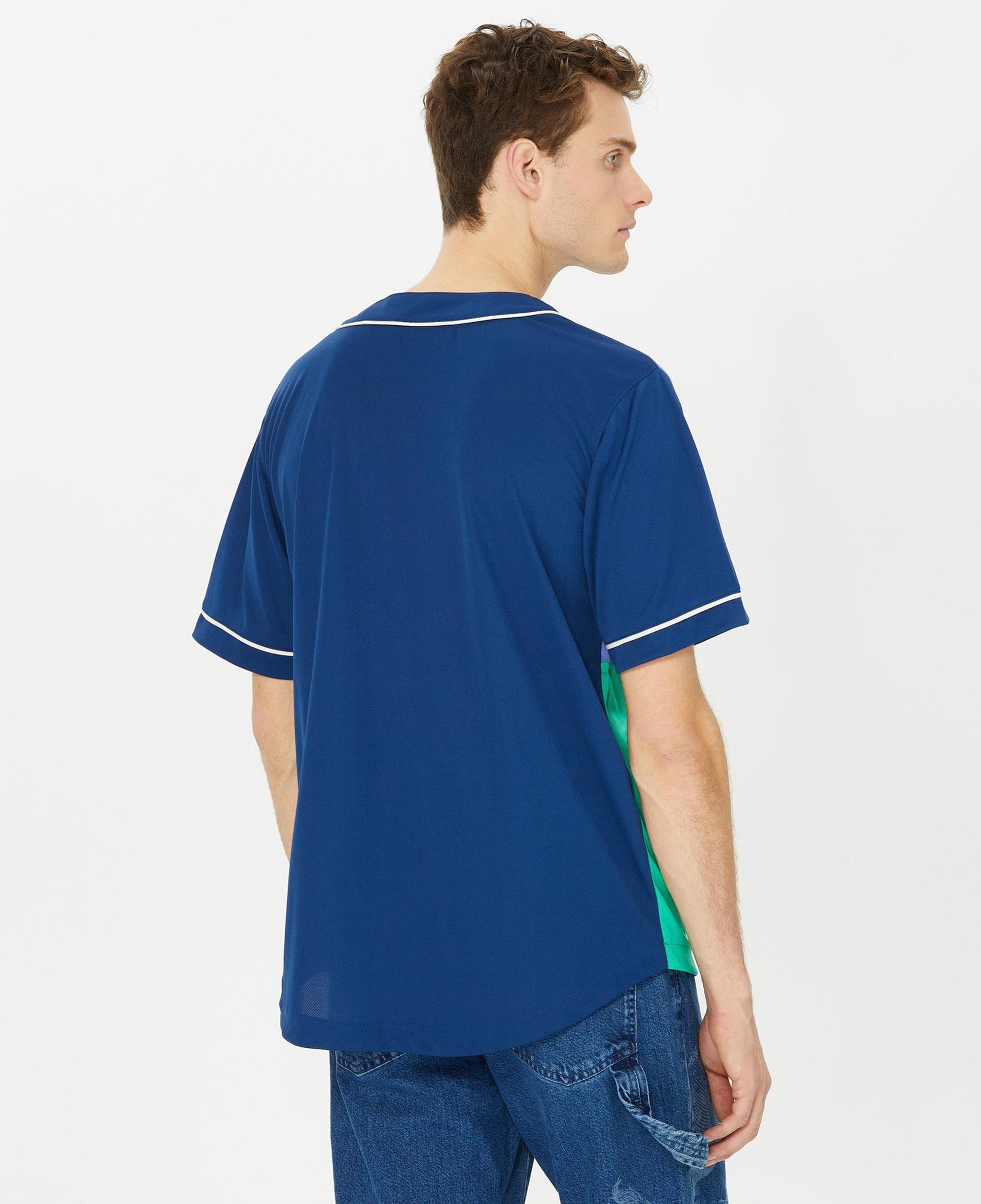 Karl Kani Signature Pinstripe Erkek Mavi Gömlek