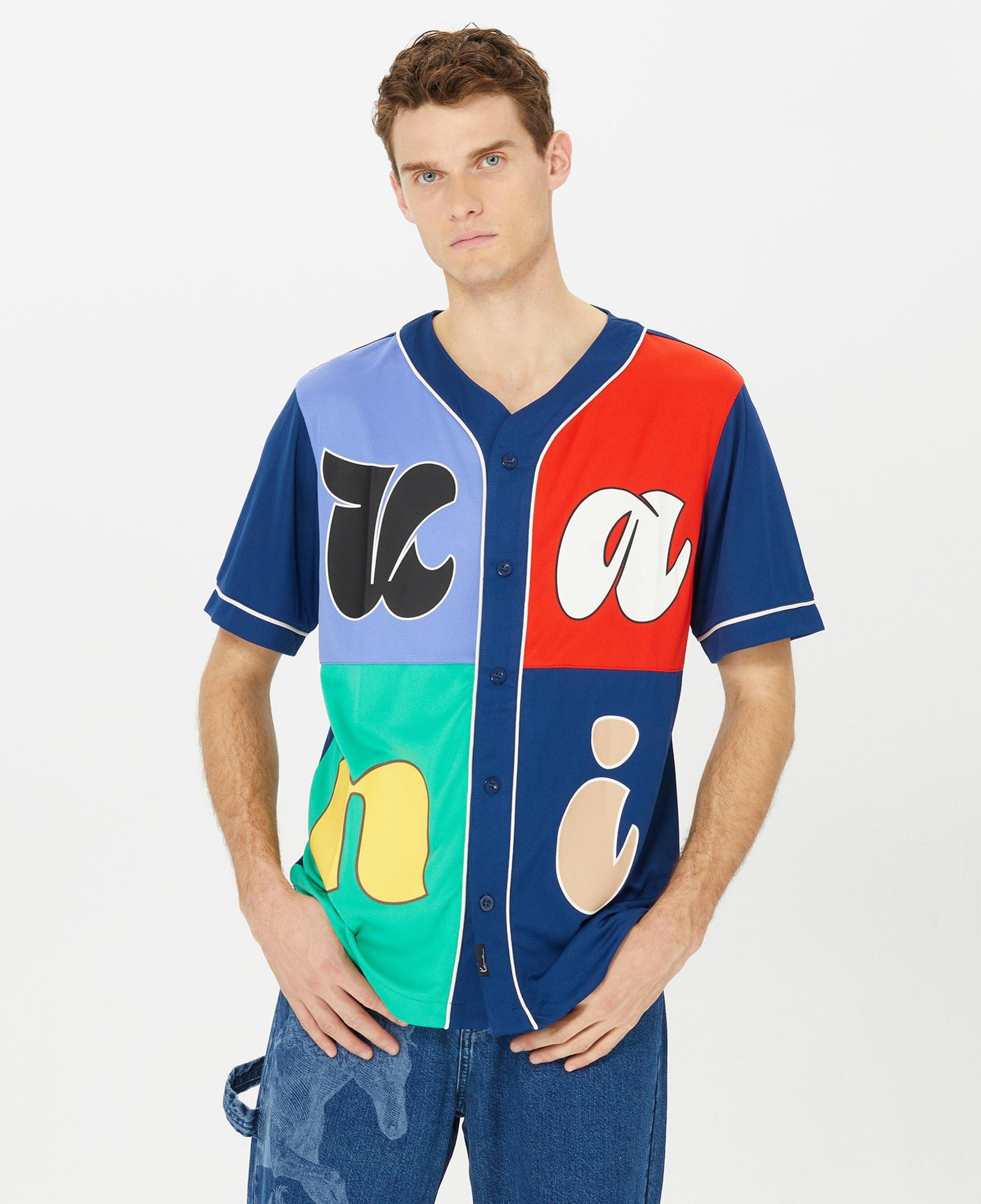 Karl Kani Signature Pinstripe Erkek Mavi Gömlek