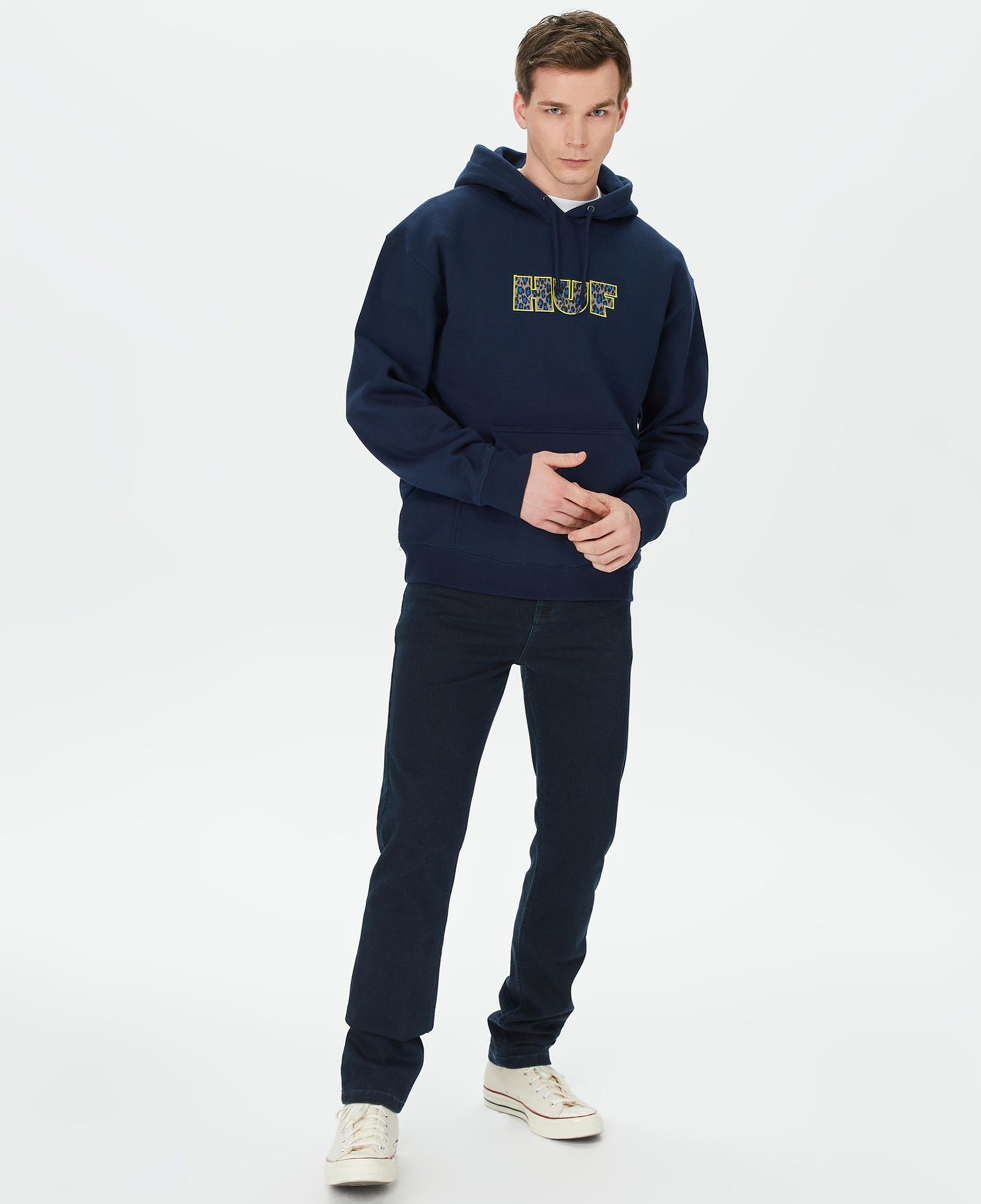 HUF Cheata Erkek Lacivert Hoodie