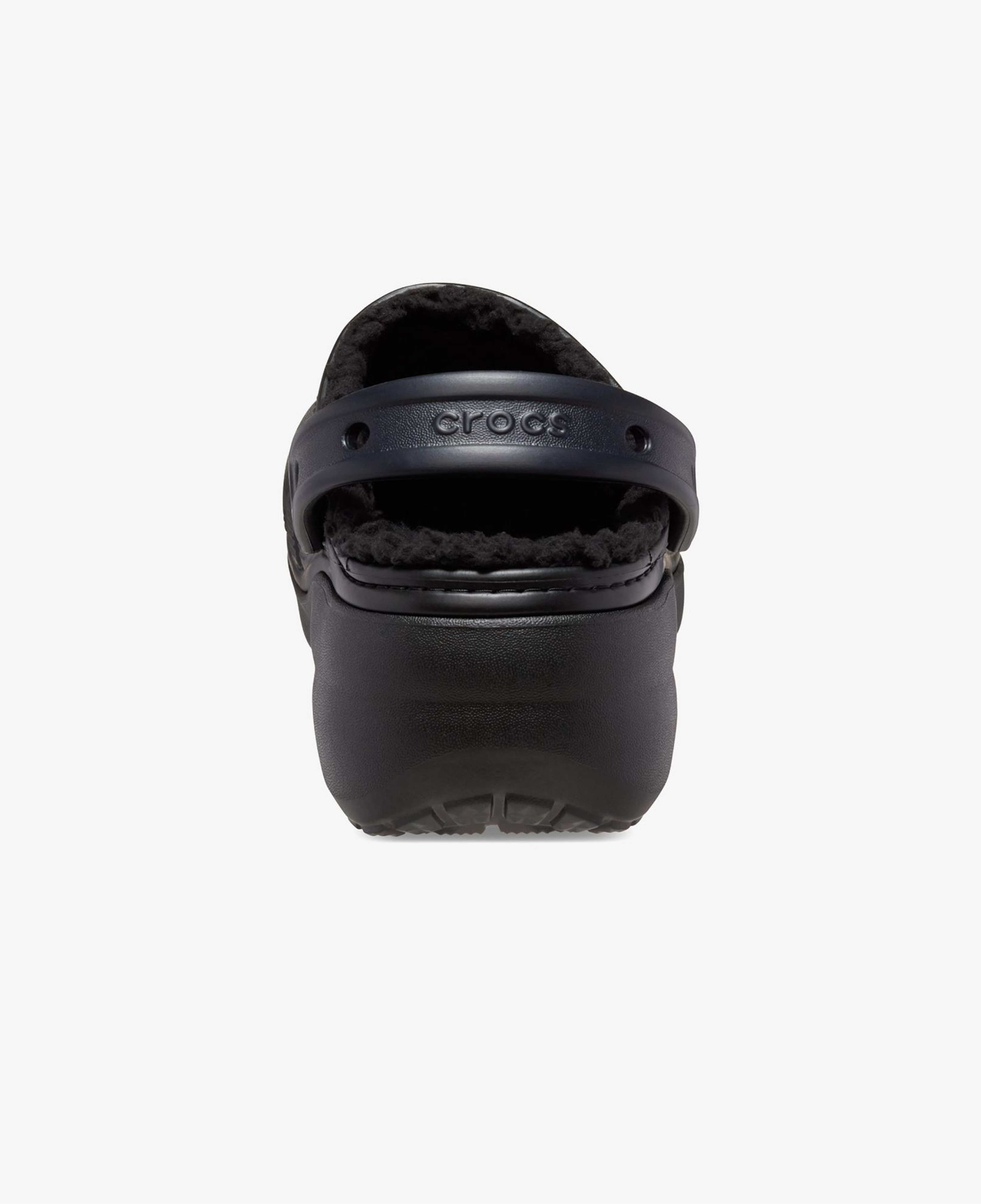 Crocs Classic Platform Lined Clog Noir Kadın Siyah Terlik