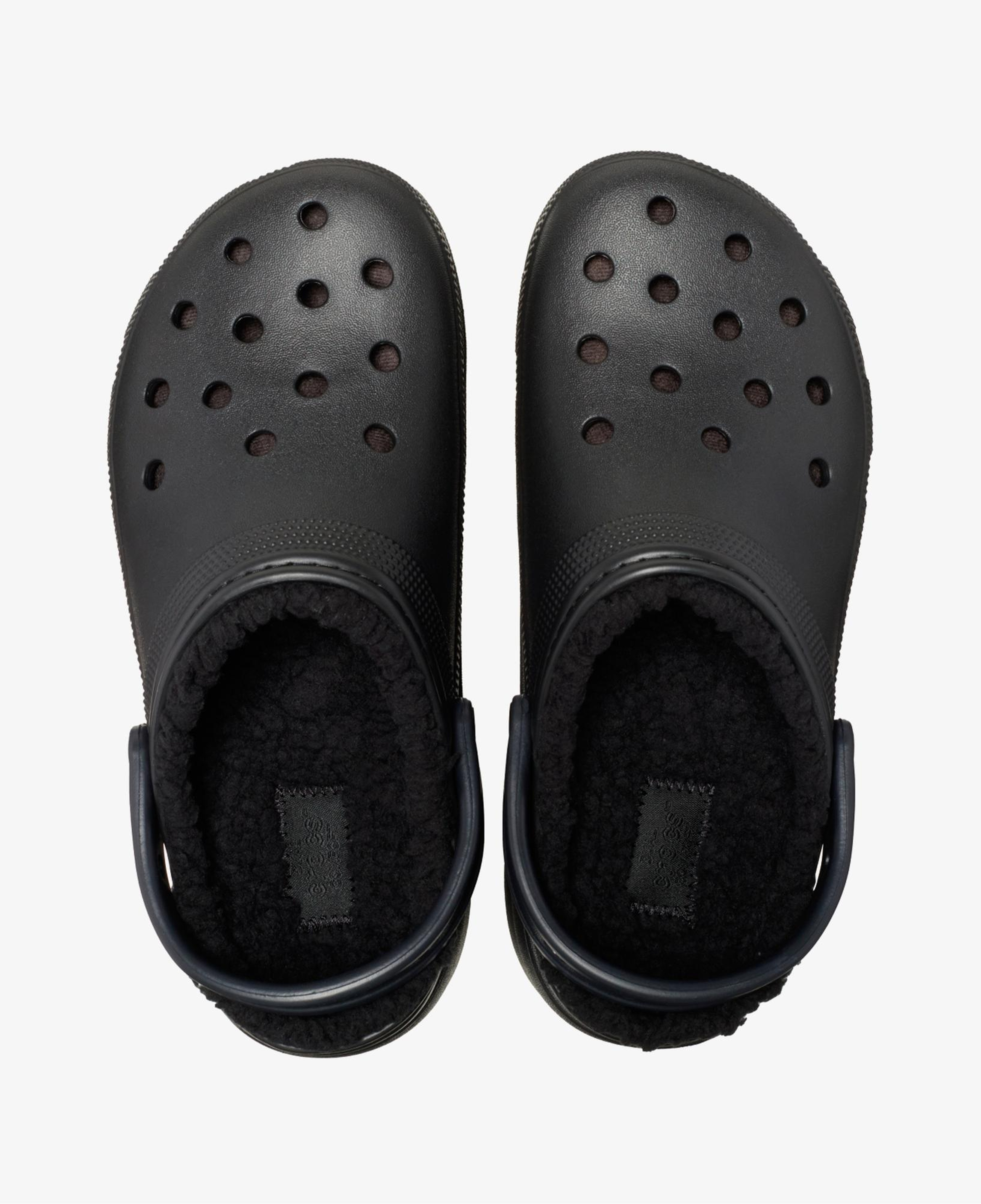 Crocs Classic Platform Lined Clog Noir Kadın Siyah Terlik