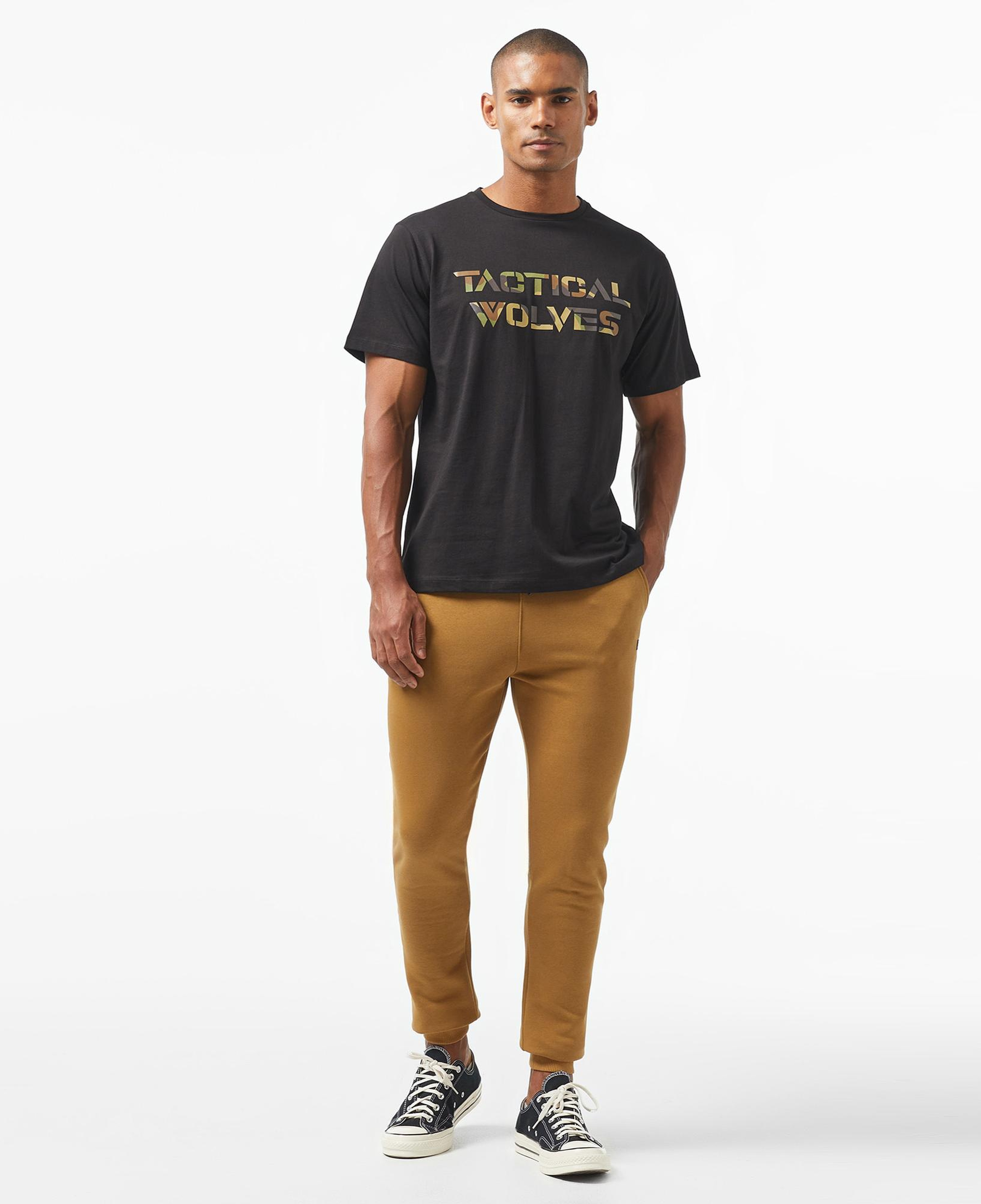 Tactical Wolves Classic Erkek Bej Eşofman Altı