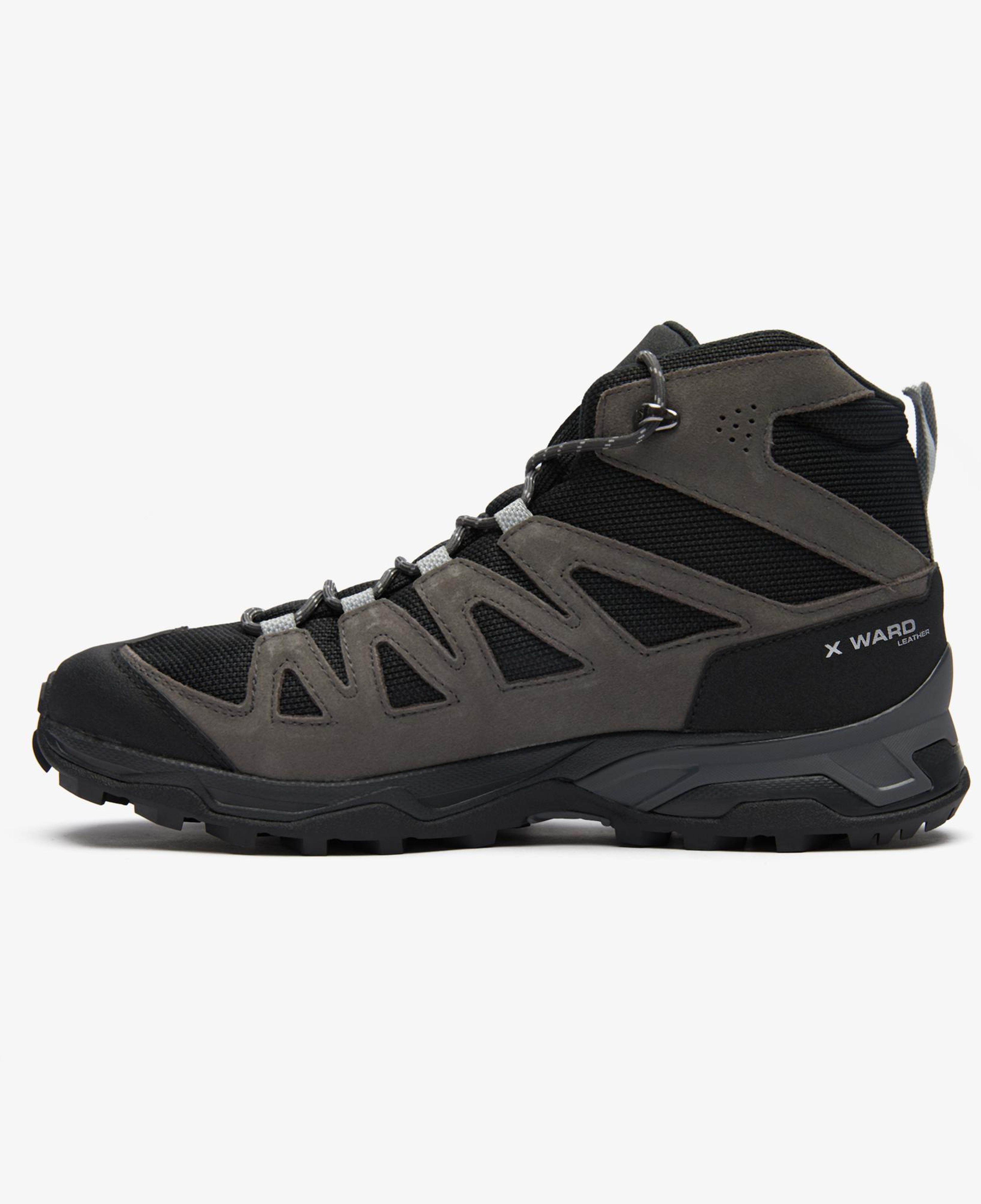 Salomon X Ward Leather Mıd Gore-Tex Erkek Siyah Outdoor Ayakkabı