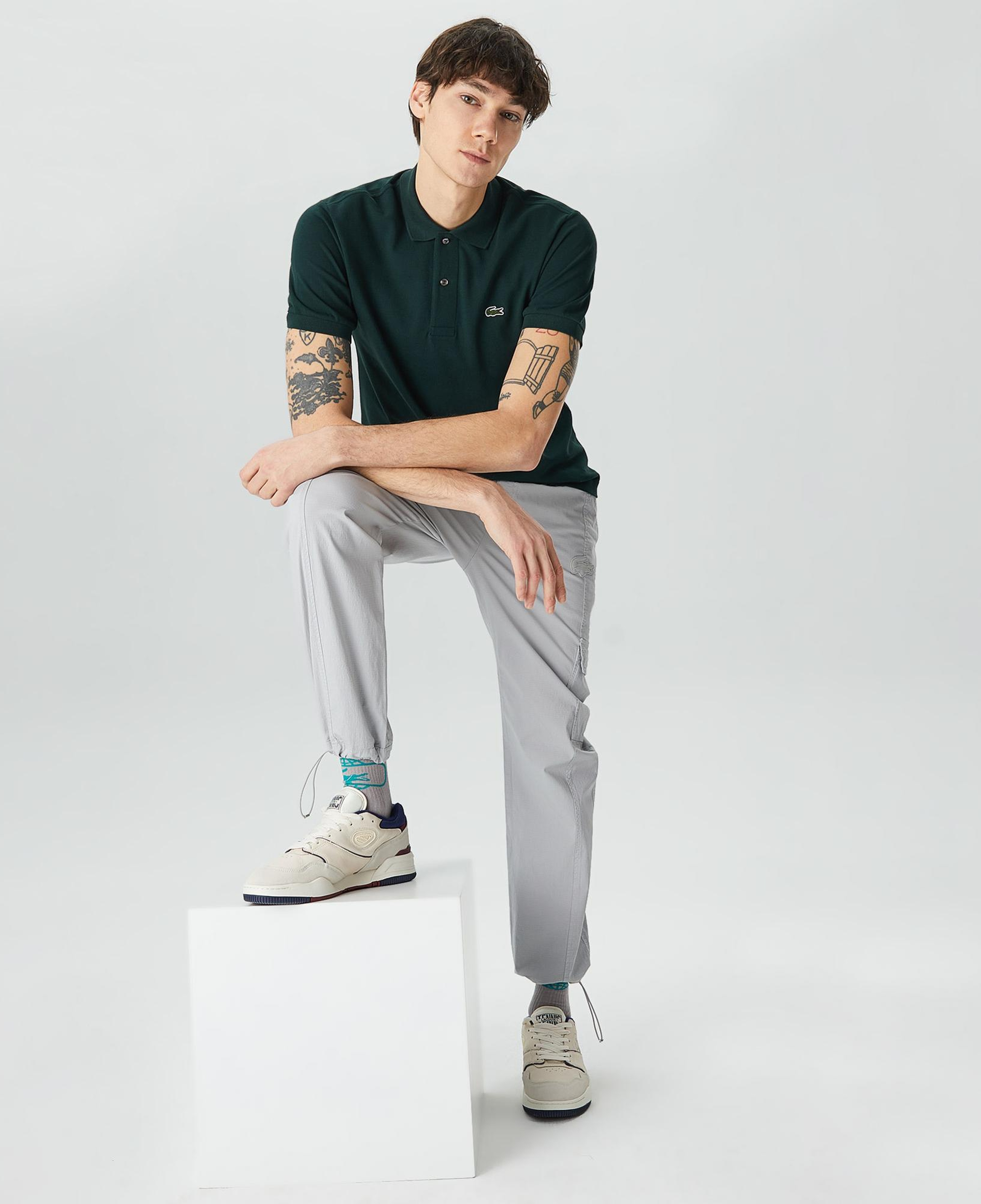 Lacoste L.12.12 Erkek Classic Fit Koyu Yeşil Polo