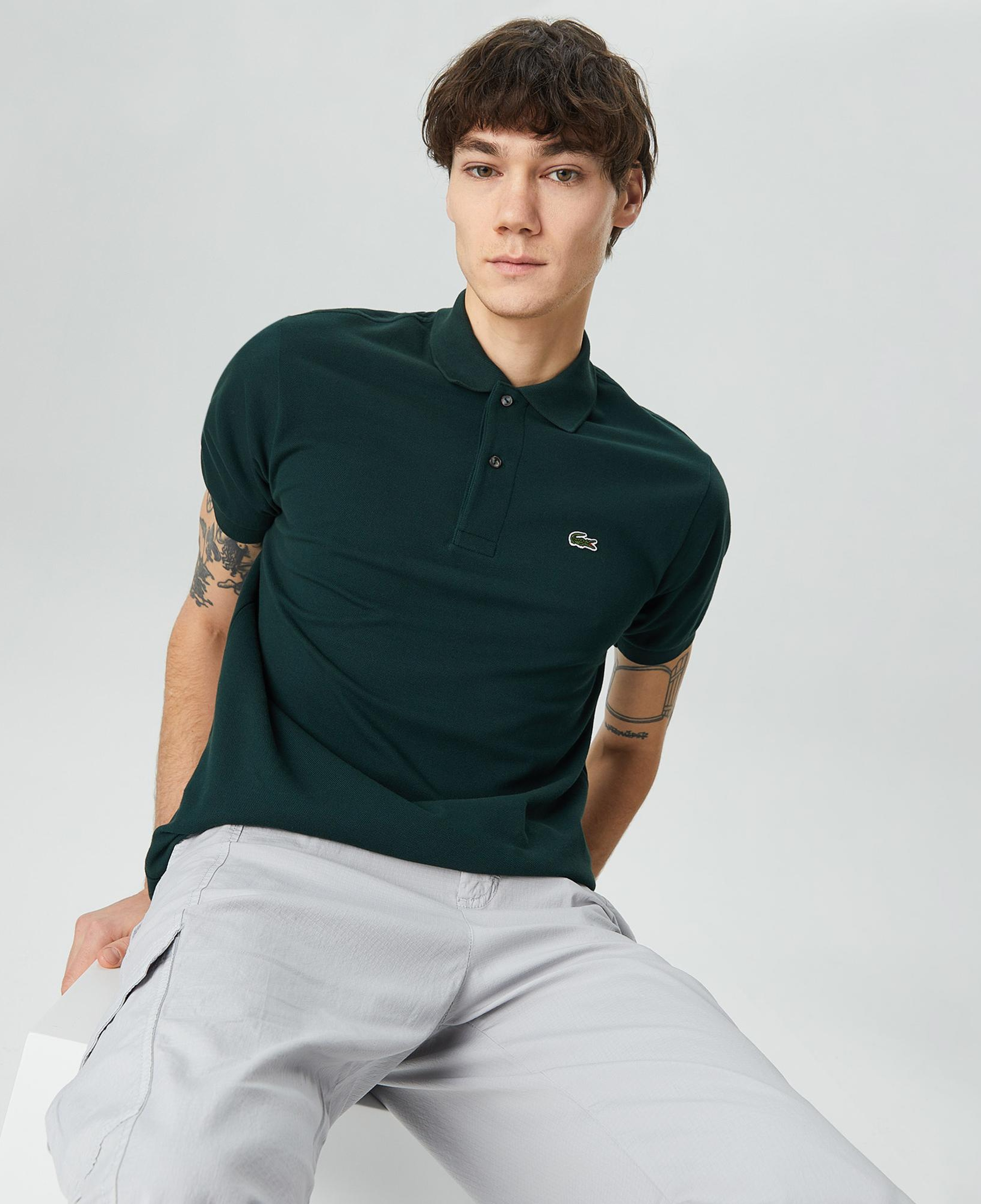 Lacoste L.12.12 Erkek Classic Fit Koyu Yeşil Polo