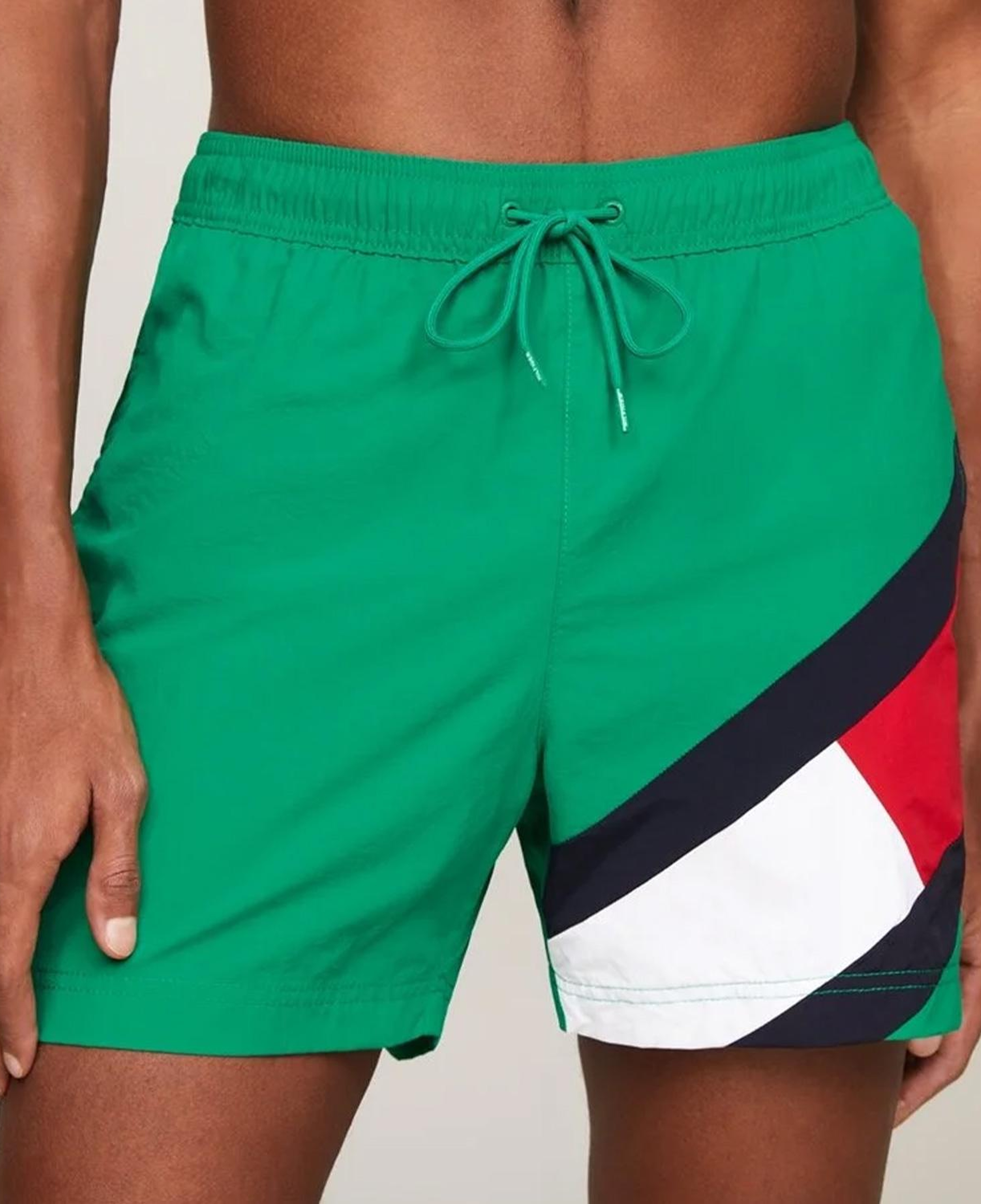 Tommy Hilfiger Sf Medium Drawstring Erkek Yeşil Deniz Şortu