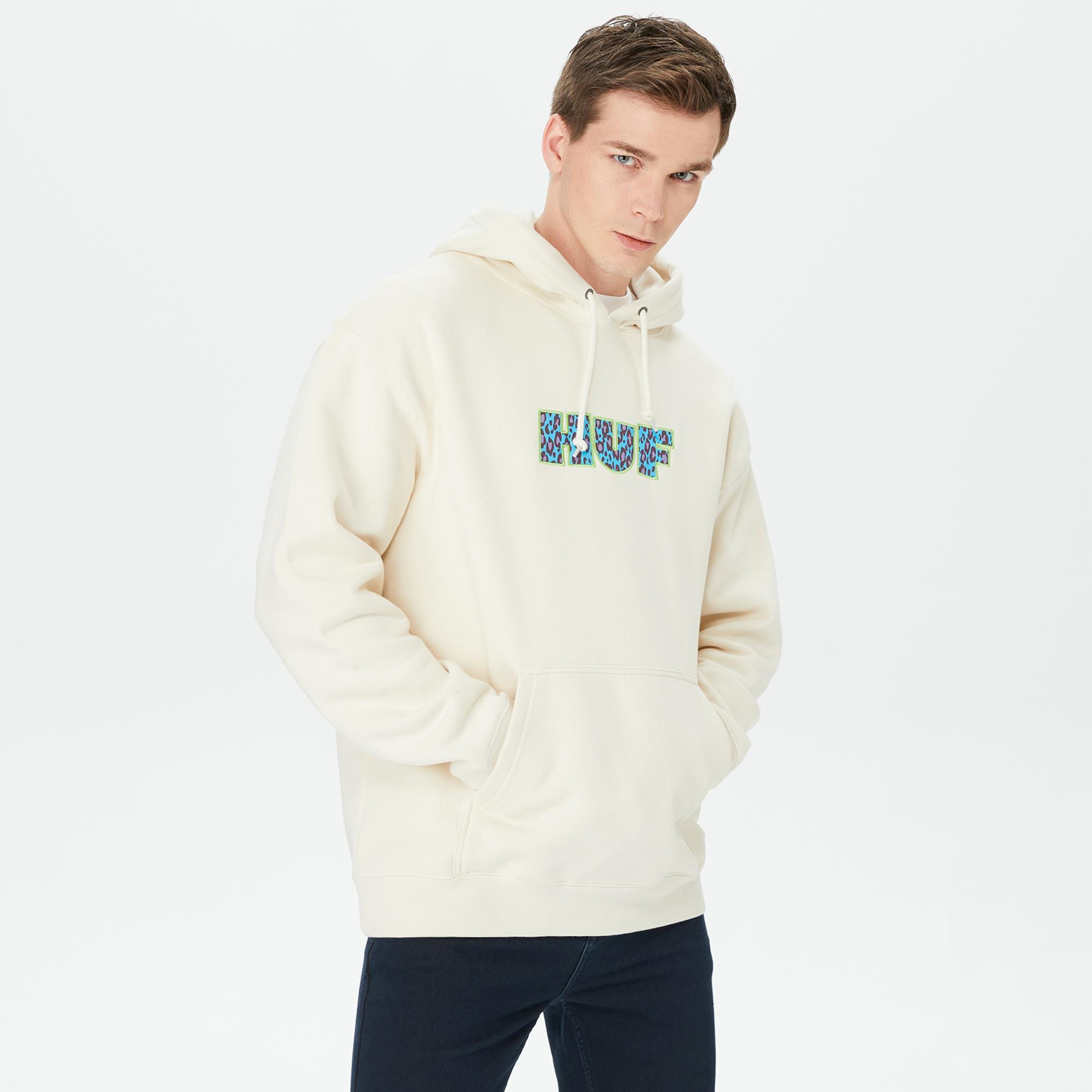 HUF Cheata Erkek Bej Hoodie