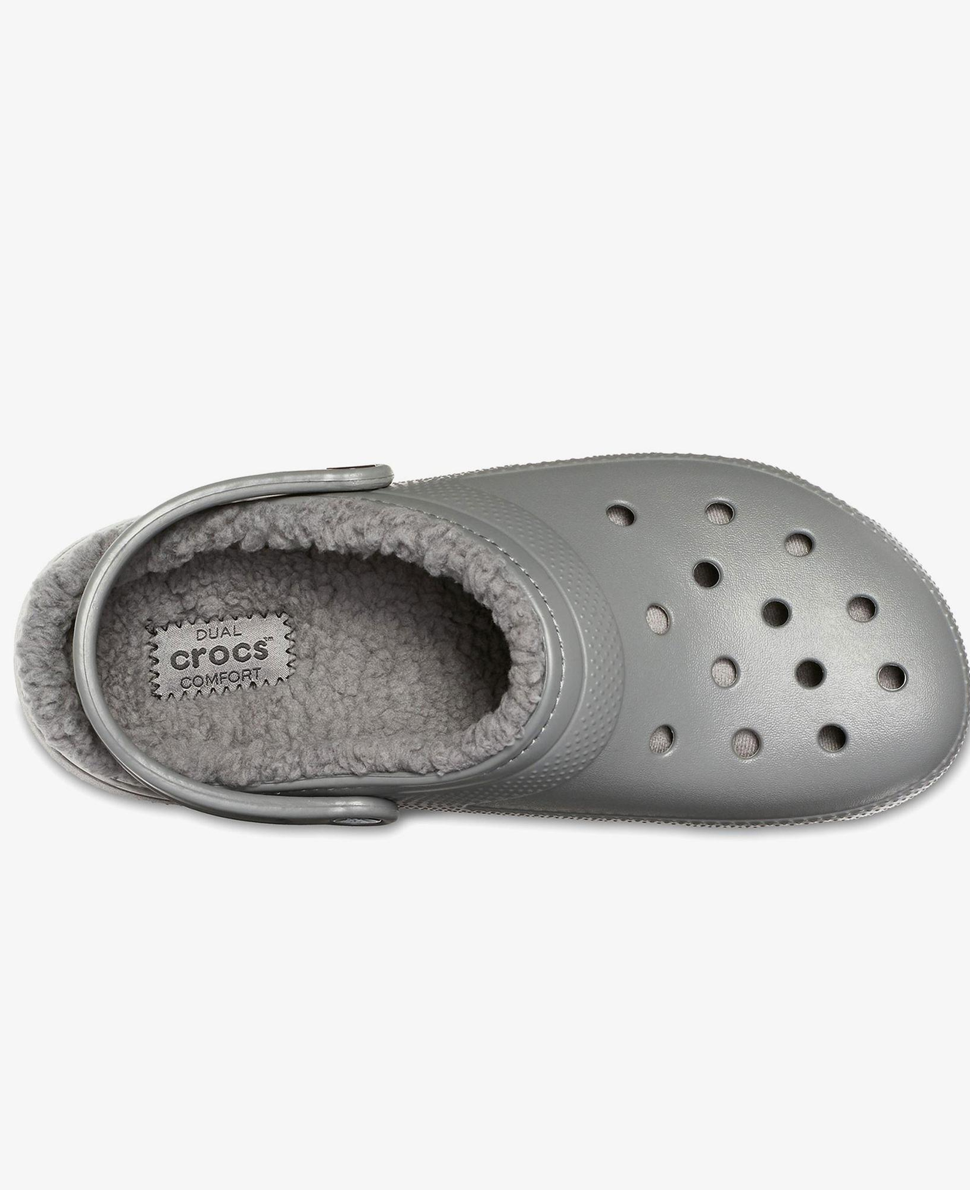 Crocs Classic Lined Clog Unisex Gri Terlik